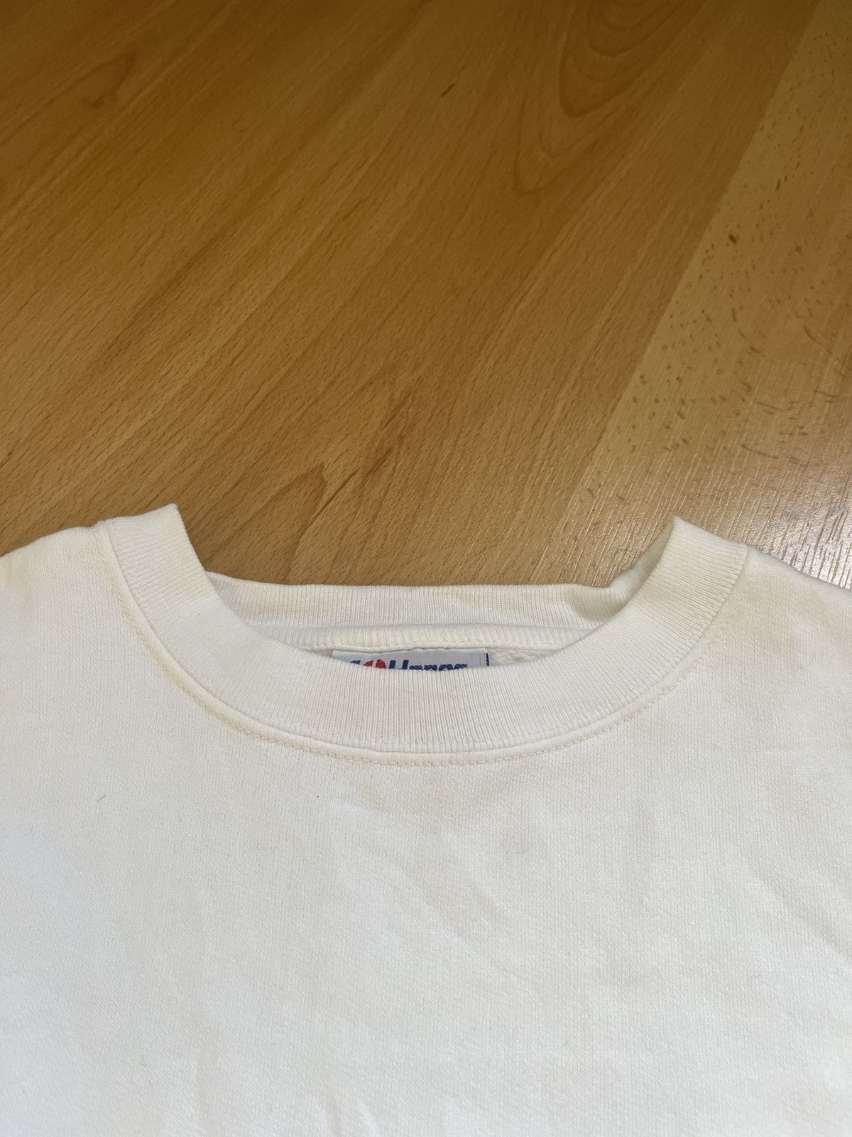 Hanes Roland Garros x Hanes white vintage sweatshirt Size US L / EU 52-54 / 3 - 4 Thumbnail