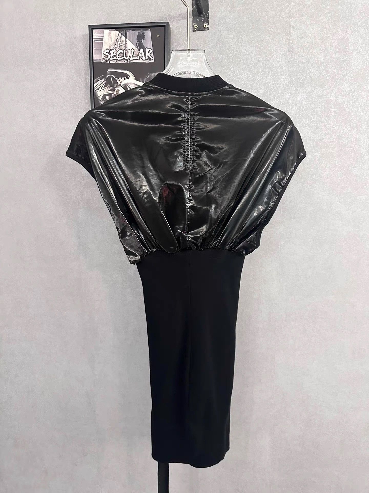Rick Owens Rick Owens Women's Leather Dress K34 Size XS / US 0-2 / IT 36-38 - 2 Thumbnail