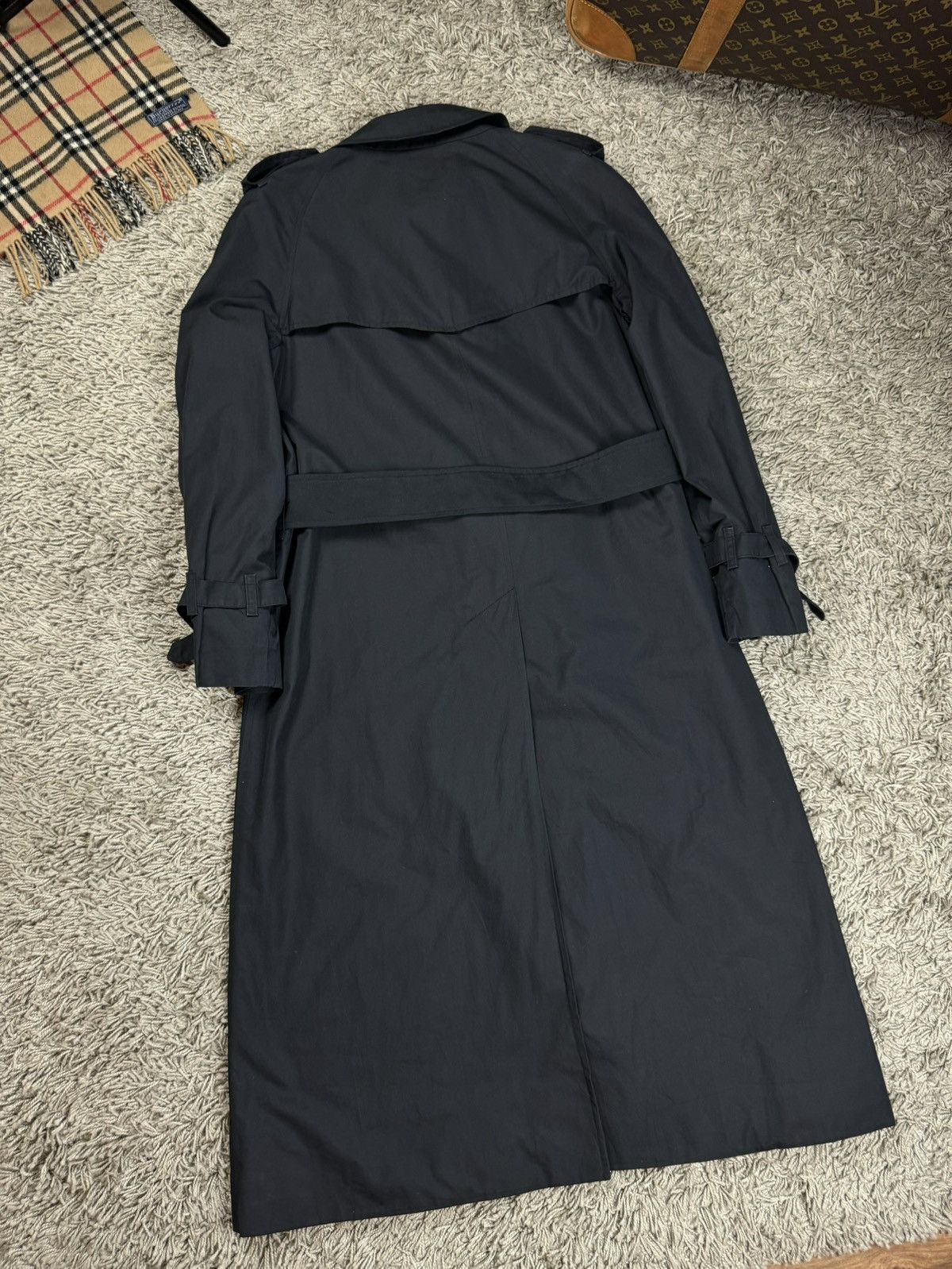 Burberry × Vintage Vintage trench coat Burberry original luxury streetwear item Size S / US 4 / IT 40 - 3 Thumbnail