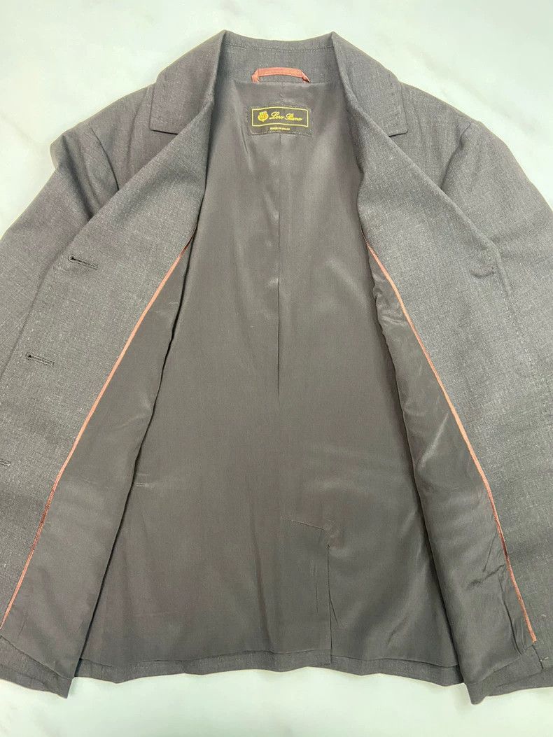 Loro Piana LORO PIANA Full wool suit with single-breasted vest Size XL / US 12-14 / IT 48-50 - 6 Thumbnail