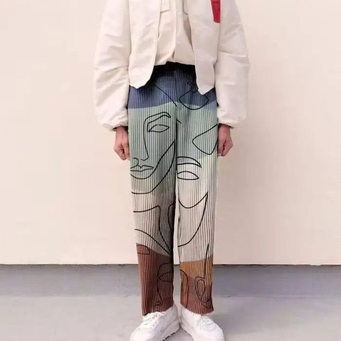 Japanese Brand × Jean Vintage face casual street fashion pants Size US 32 / EU 48 - 2 Thumbnail