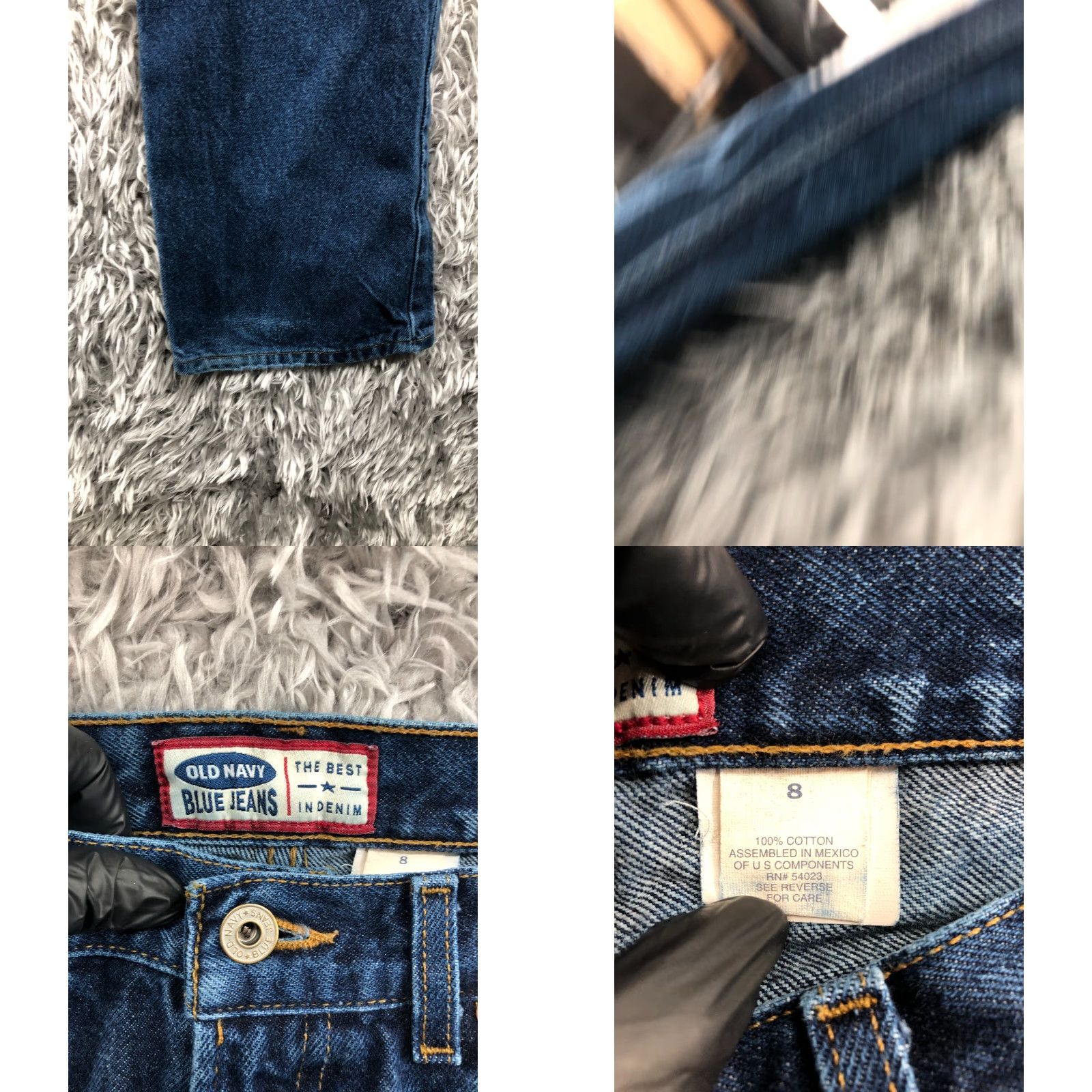 Old Navy Old Navy Jeans Bootcut Womens Regular Size 8 Medium Wash Blue Denim 5-Pocket 31 In Inseam Cotton Zip Button Belt Loops Size 30" / US 8 / IT 44 - 8 Thumbnail