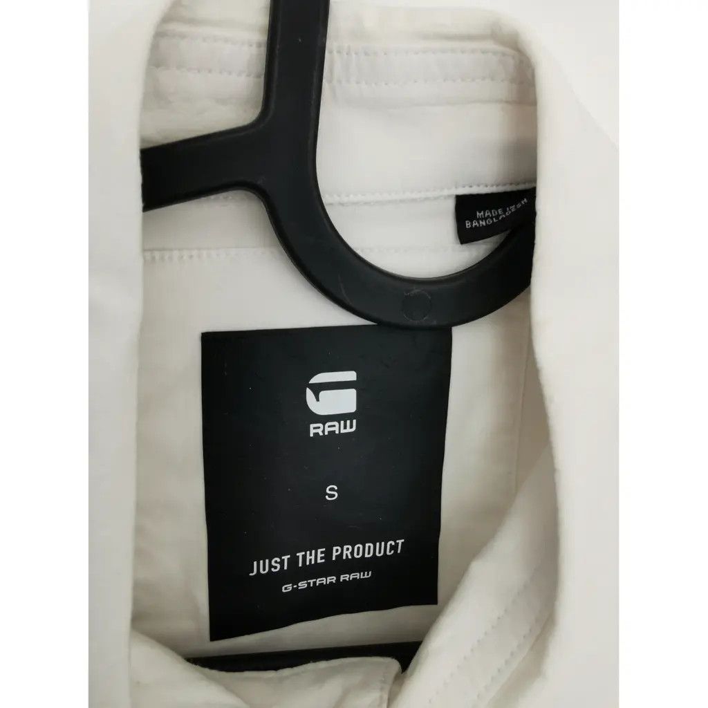 G-Star G-Star RAW Clean White Slim Shirt Size US S / EU 44-46 / 1 - 3 Thumbnail