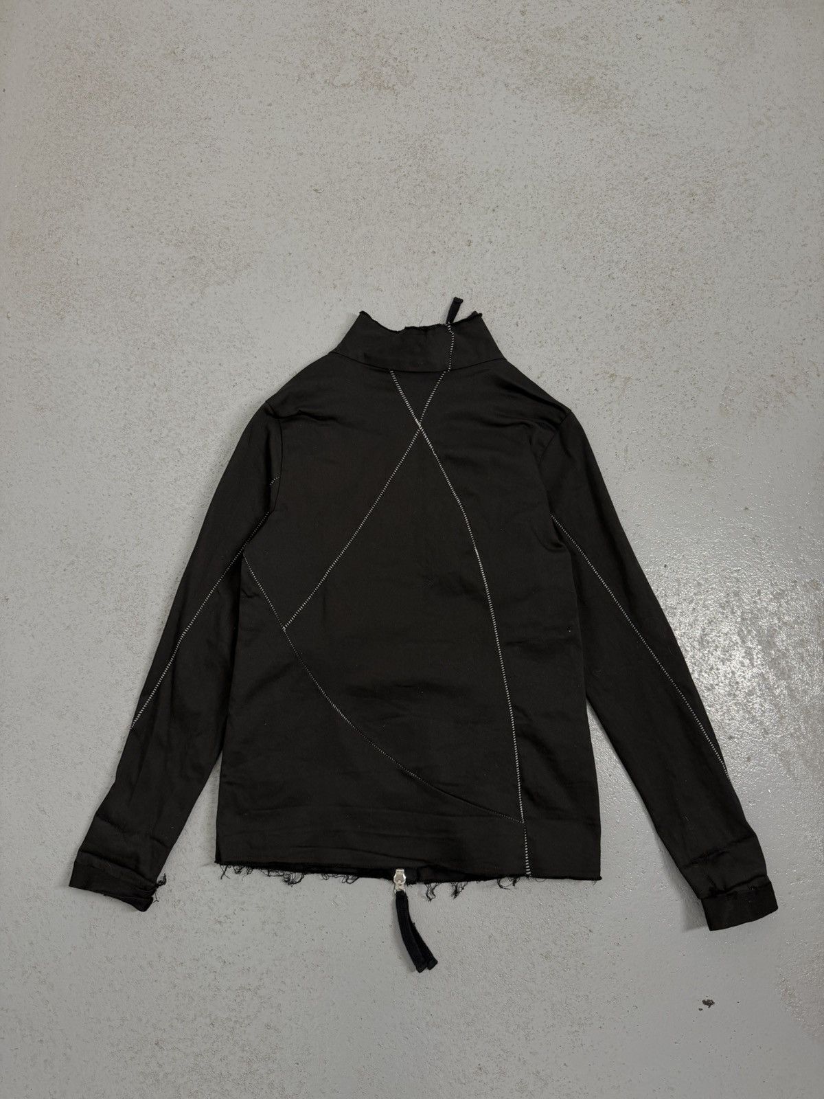 Thom Krom Avant-garde Thom Krom Sewn Zip Distressed Jacket Size US M / EU 48-50 / 2 - 16 Thumbnail
