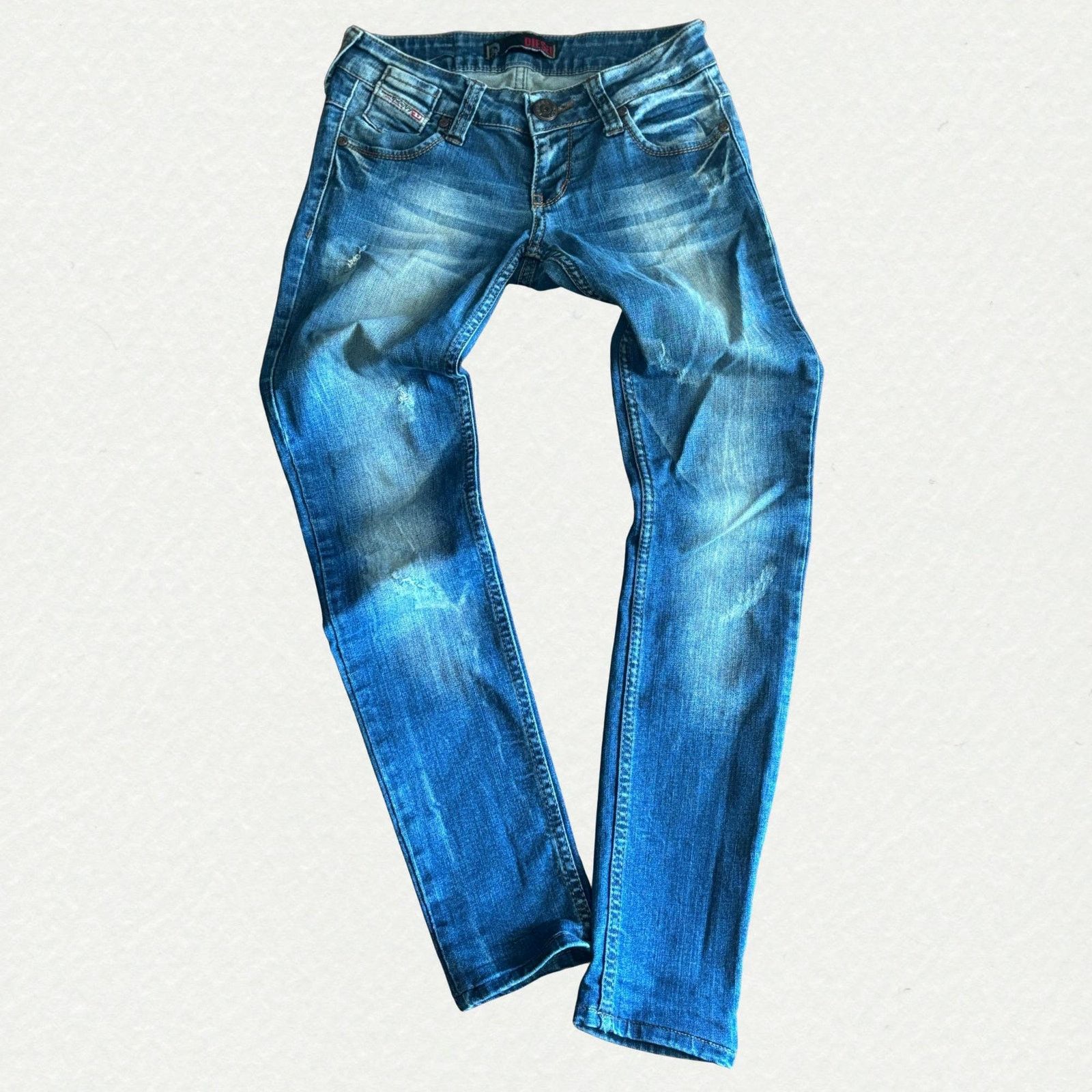Diesel Diesel Industry Jeans W27 Made in Italy Low Rise Skinny Y2K Size US 27 - 1 Thumbnail