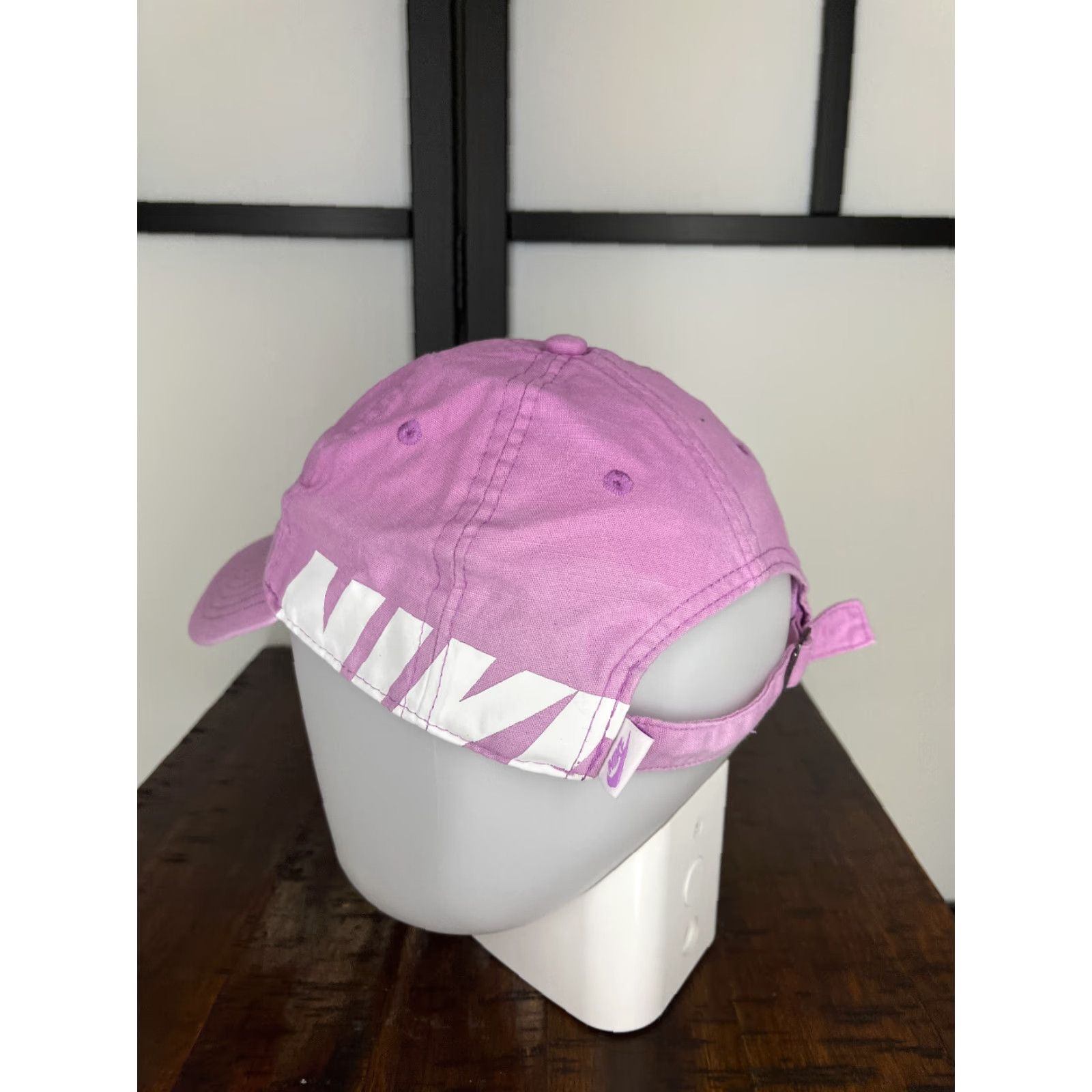 Nike Nike Hat Cap Strap Back Womens One Size Pink Heritage86 Lined Cotton Polyester Golf Hat Size ONE SIZE - 5 Thumbnail