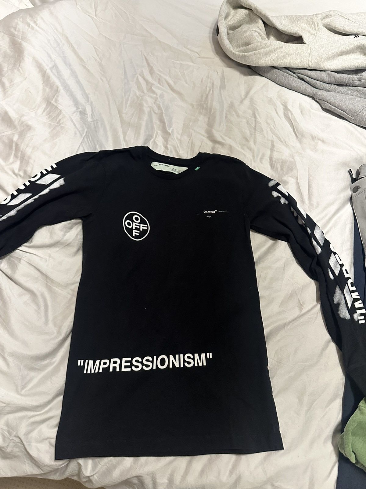 OFF-WHITE IMPRESSIONISM 長袖カットソー S OFF-WHITE IMPRESSIONISM 長袖カットソー S