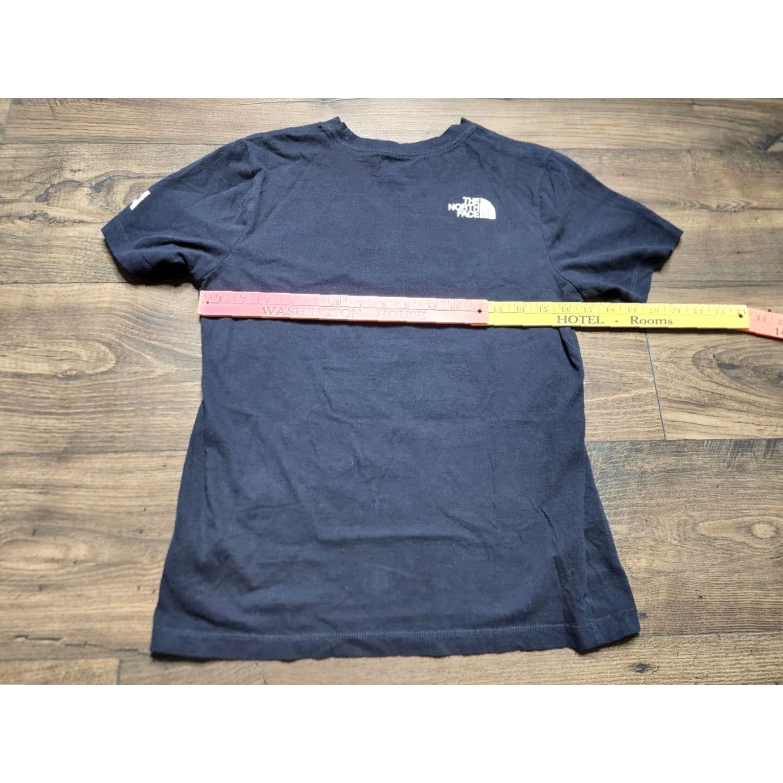 The North Face The North Face Women’s S T Shirt Double Sided USA Crew Neck Blue Cotton Blend Activewear Shirt Size S Womens Size S / US 4 / IT 40 - 2 Thumbnail