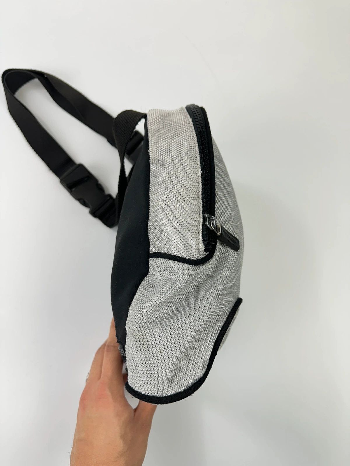 Miu Miu Miu Miu SS99 Grey Mesh 2in1 Chest Bag Backpack Size ONE SIZE - 10 Thumbnail