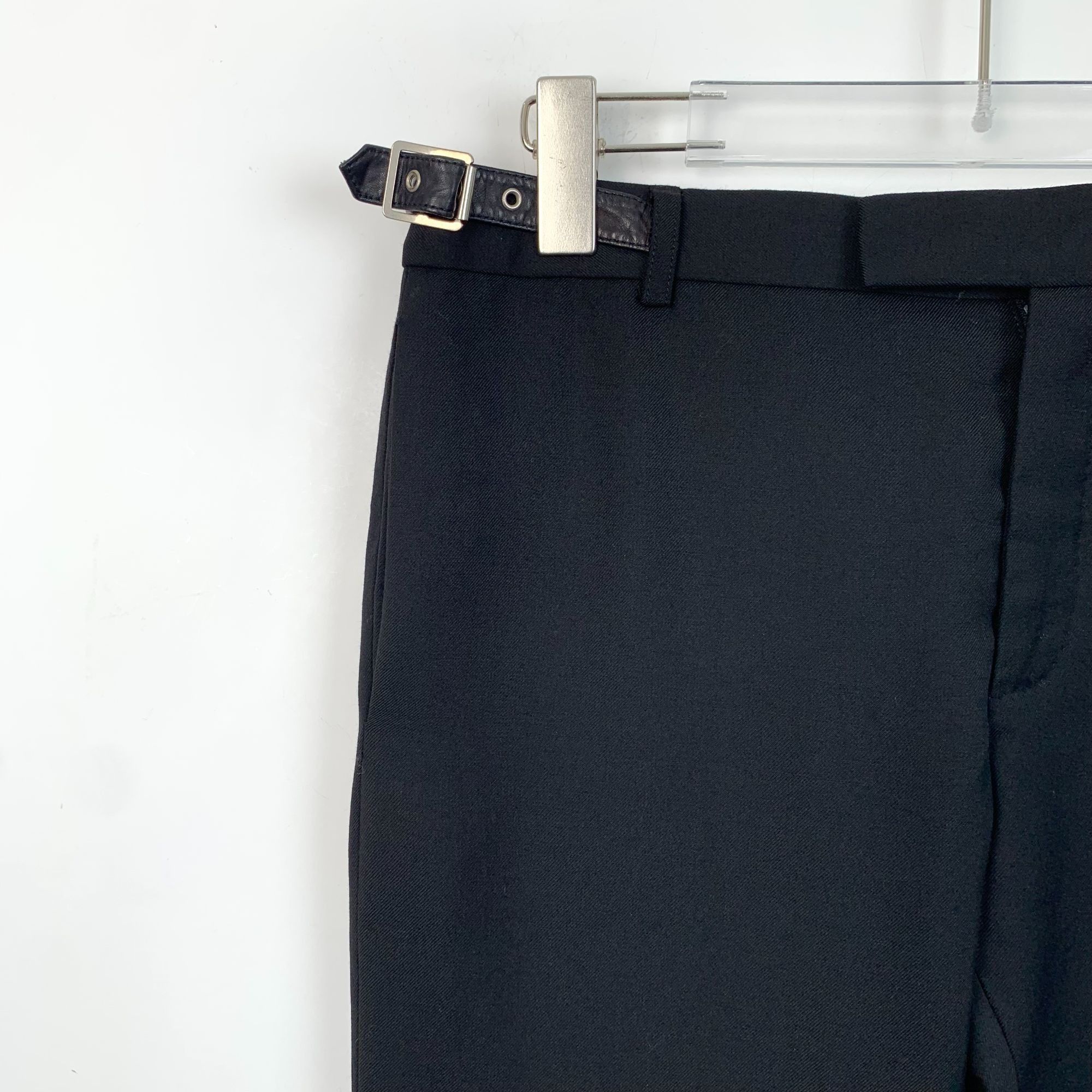 Yves Saint Laurent Saint Laurent Black Virgin Wool Pants Size US 30 / EU 46 - 3 Thumbnail