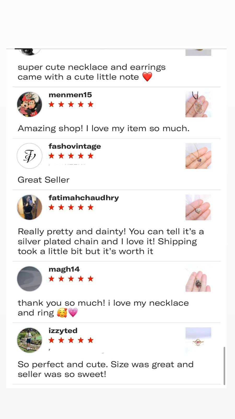 Handmade × Other Pressed Flower Necklace - Gold Necklace Size ONE SIZE - 5 Thumbnail