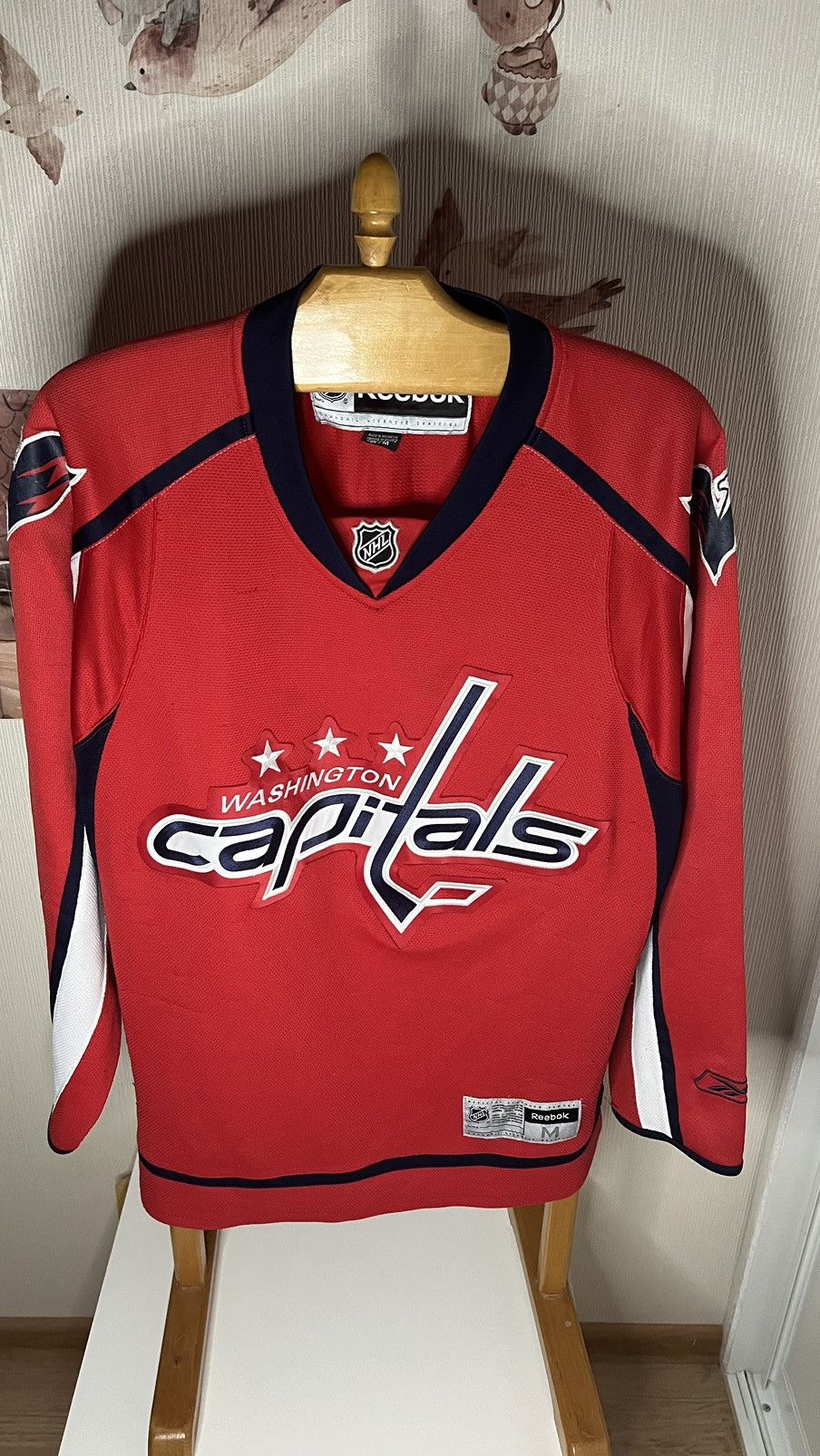 NHL × Reebok × Vintage Y2K Washington Capitals NHL Reebok jersey Size US L / EU 52-54 / 3 - 1 Thumbnail
