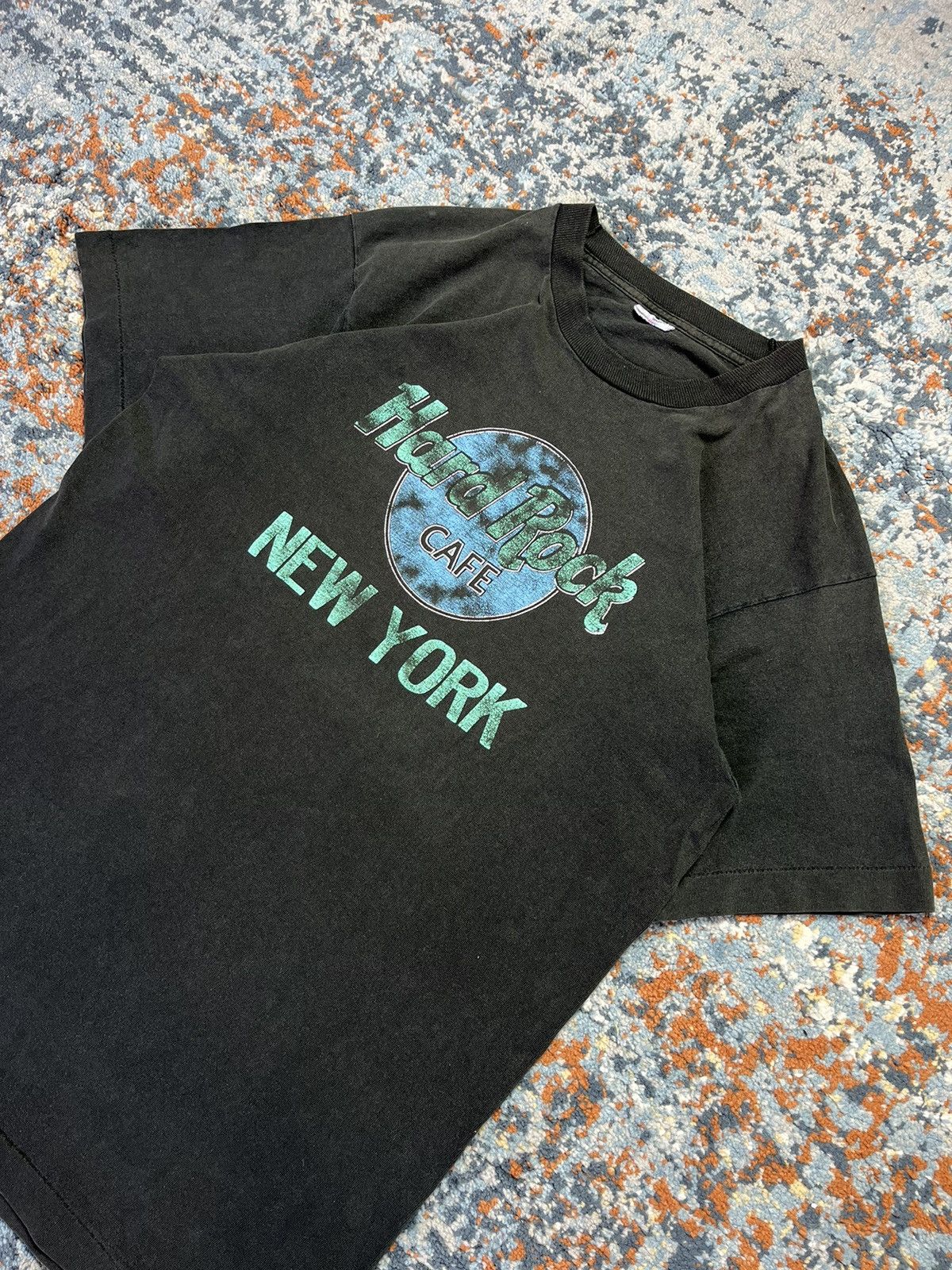 Hard Rock Cafe × Vintage Vintage 80s Hard Rock Cafe - New York worn to perfection tee Size US L / EU 52-54 / 3 - 3 Thumbnail