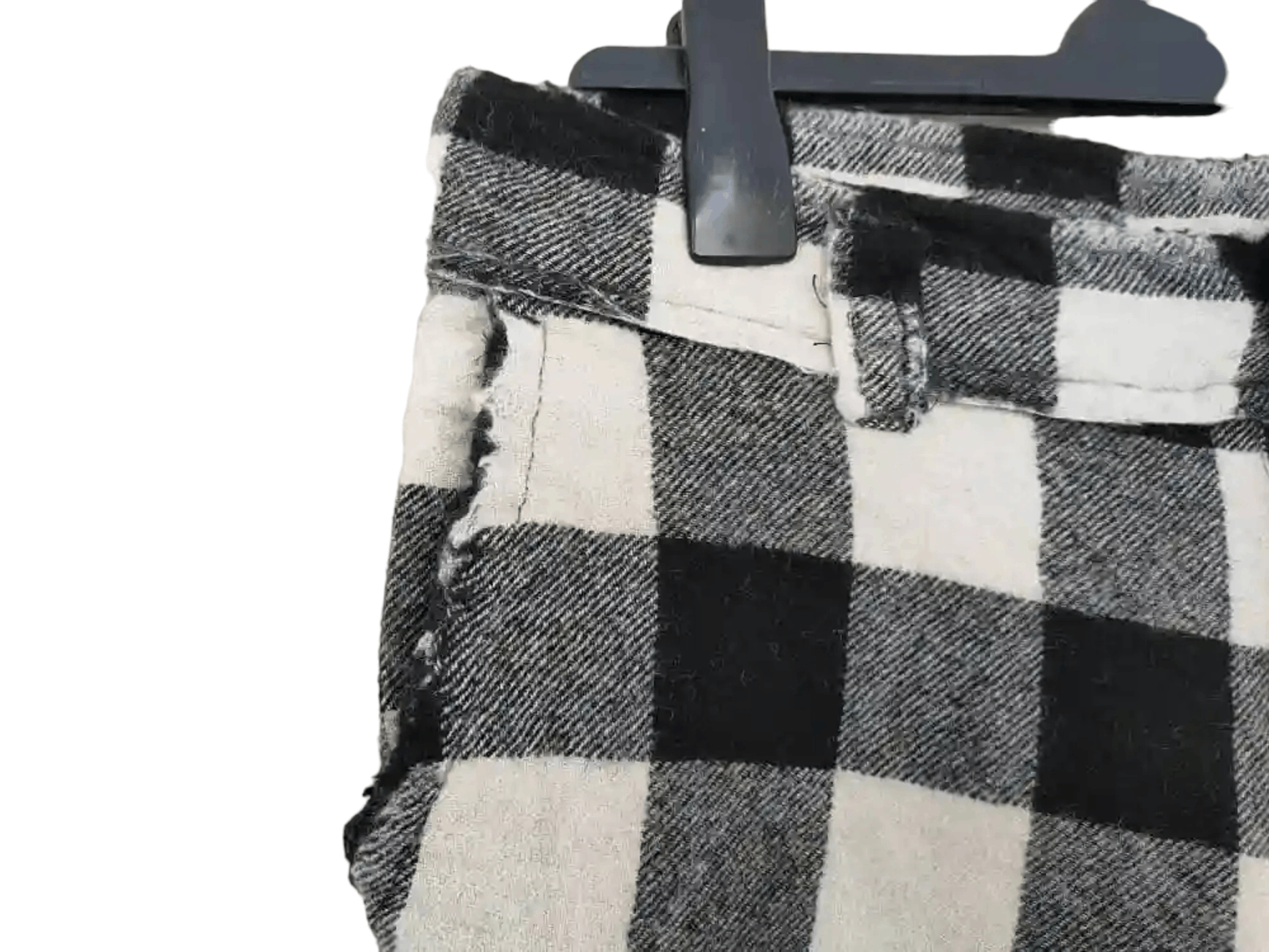 Comme des Garcons ❎ Ad 2004 CDG Wool Checkered Crop Pant Size 32" / US 10 / IT 46 - 3 Thumbnail