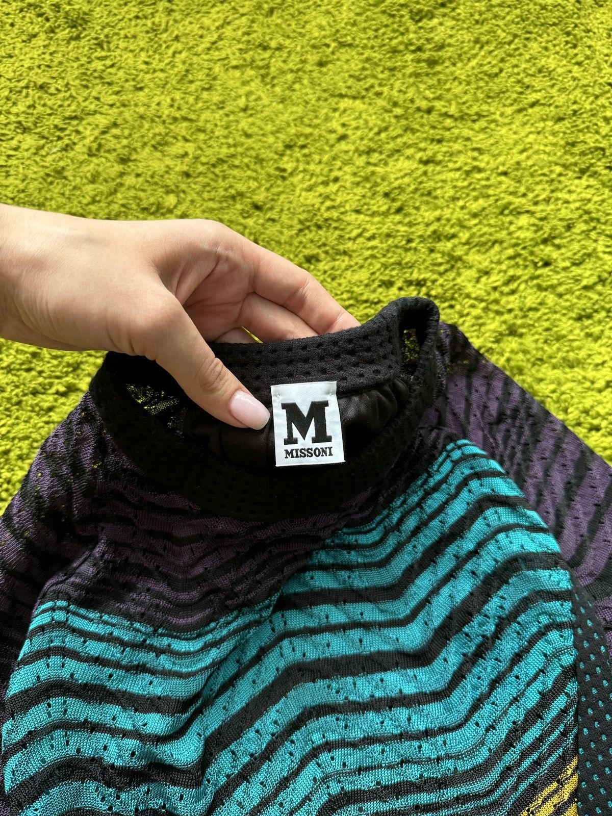 Designer × Missoni Missoni avant garde coloured crochet dress Size S / US 4 / IT 40 - 4 Thumbnail