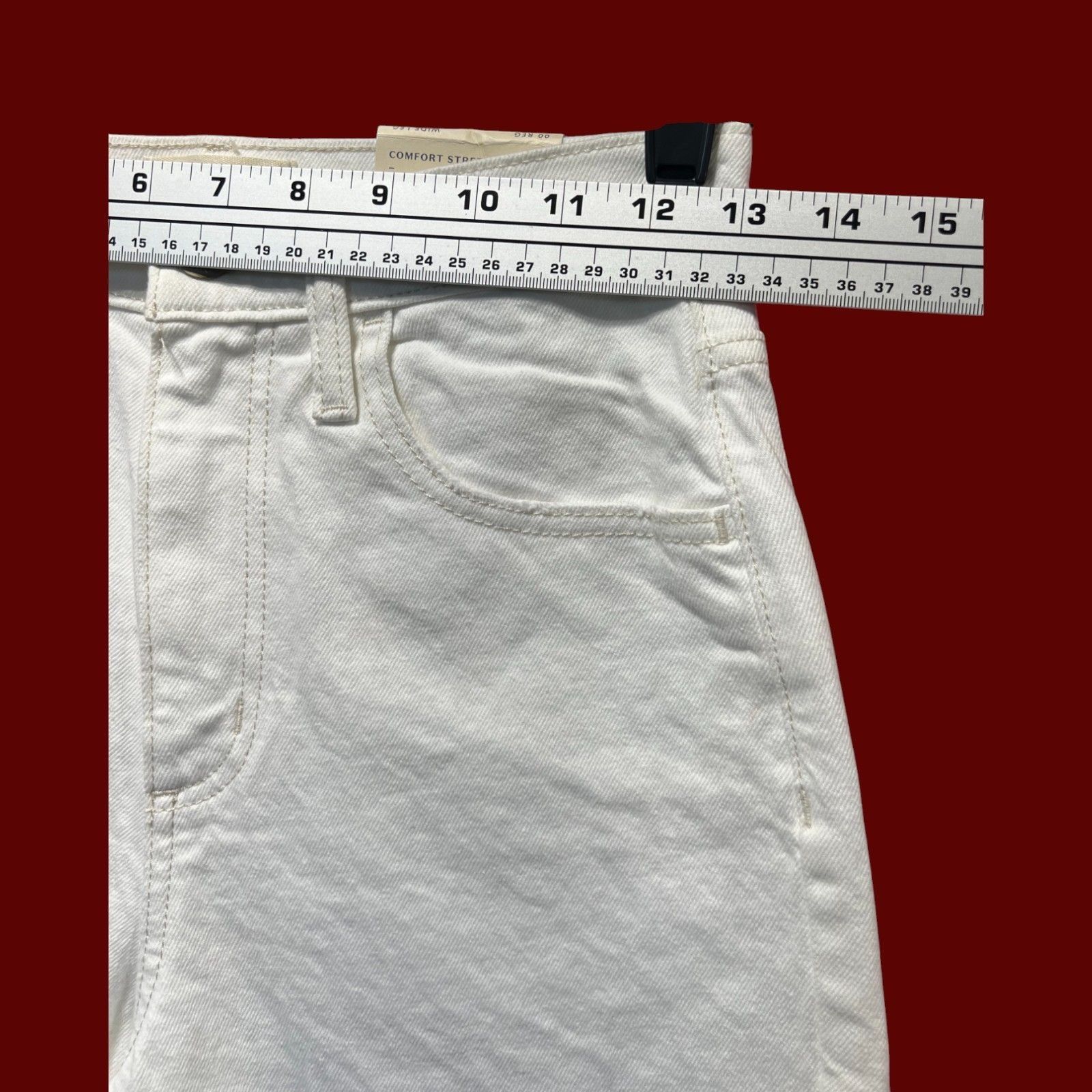 Other Universal Thread-Womens High-Rise Wide Leg Pants-Fitted At H Size 24" / US 00 / IT 34 - 3 Thumbnail