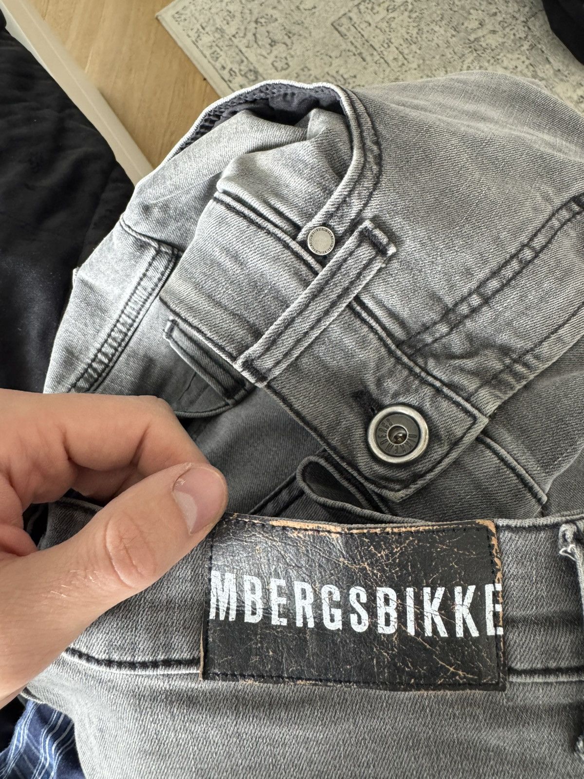 Dirk Bikkembergs Dirk Bikkembergs Slim Fit Denim Pant Grey Jeans Designer Y2k Size US 31 - 5 Thumbnail