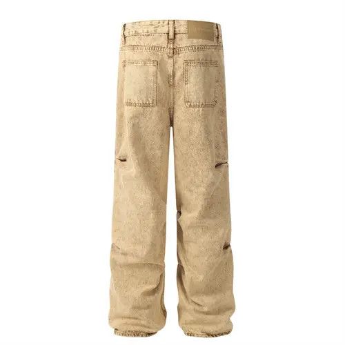 Japanese Brand × Jean Hip-hop trendy loose straight heavy washed distressed jeans Size US 32 / EU 48 - 2 Thumbnail