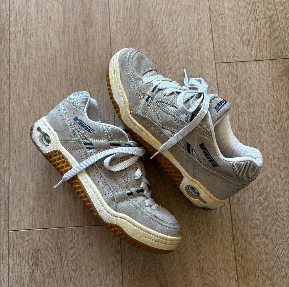 Streetwear × Vans × Vintage Vintage late 90s fat tongue vans skate