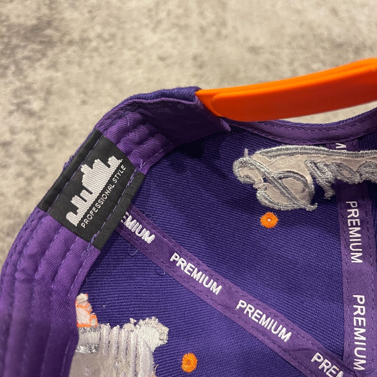 Supreme Phoenix New Leader Splash Snapback Hat Purple Orange Sports Size ONE SIZE - 9 Thumbnail