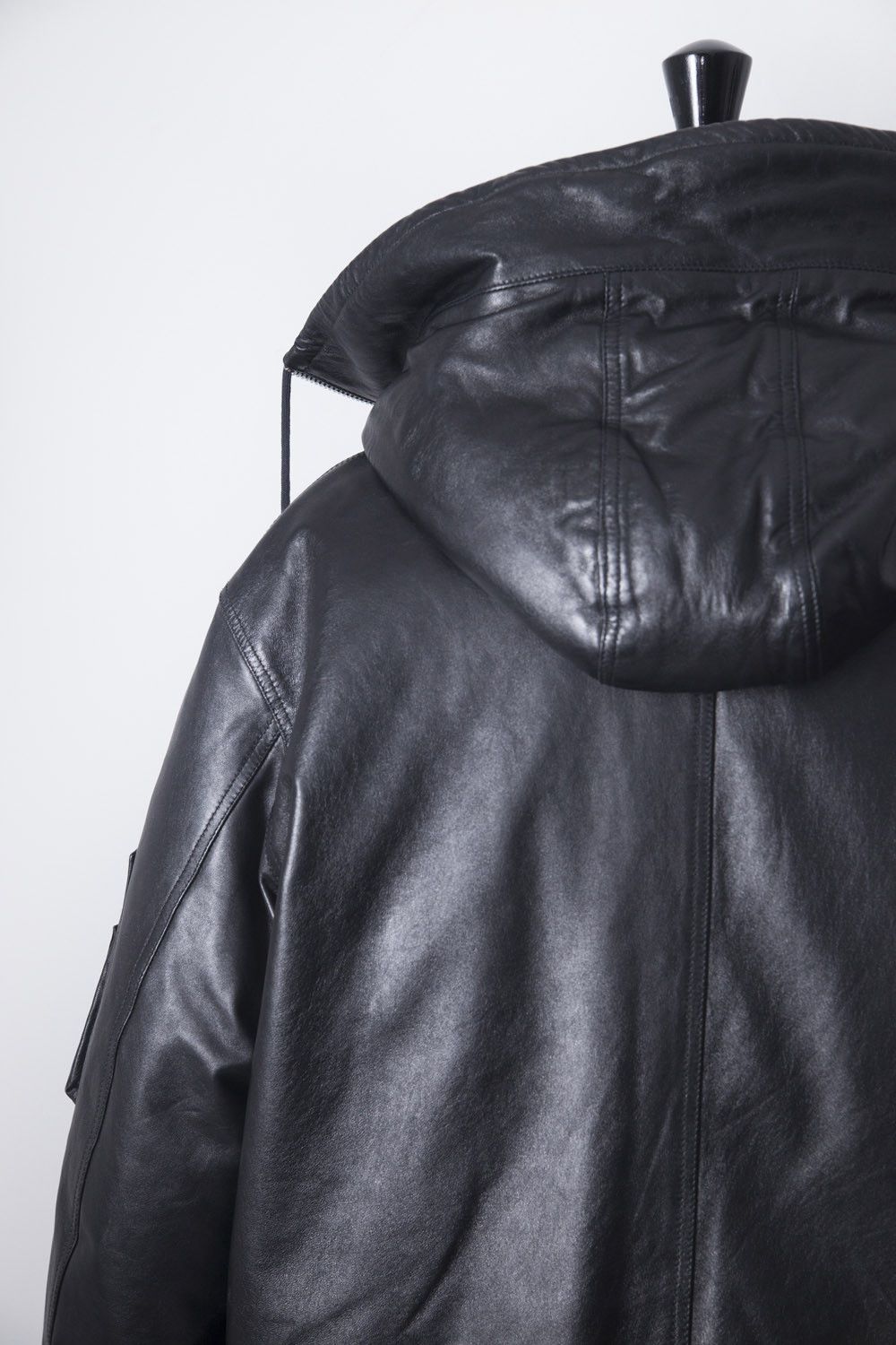 Helmut Lang AW98 leather puffer N-3B parka Size US M / EU 48-50 / 2 - 7 Thumbnail