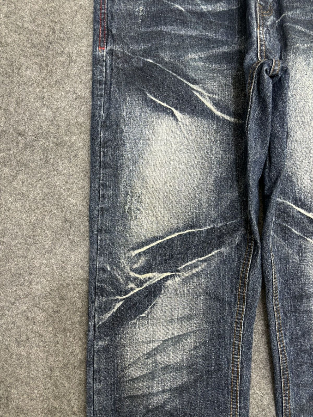 Japanese Brand 💥Sick Fades💥Zerosail All Over Sick Fades Slim Denim F479 Size US 32 / EU 48 - 8 Thumbnail