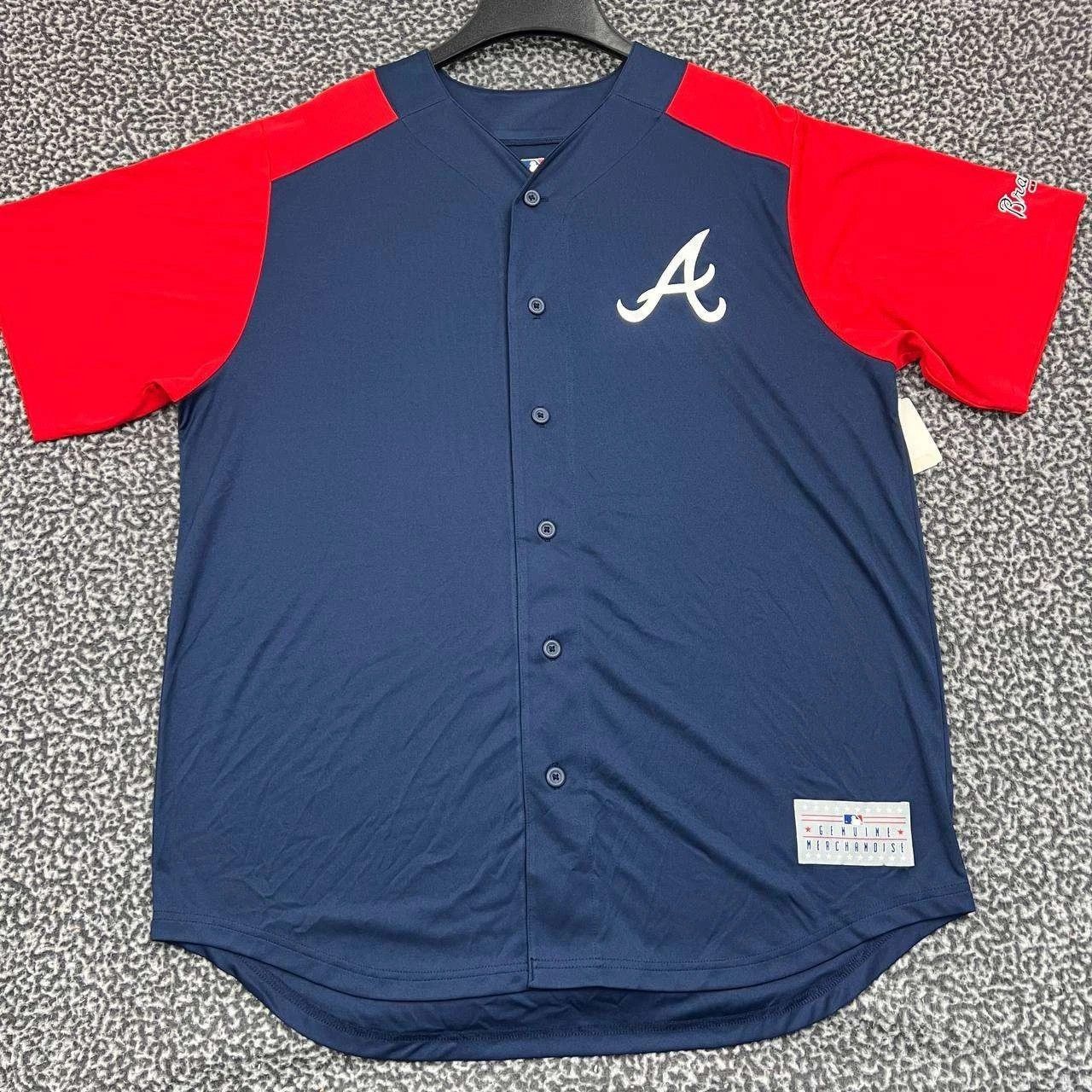 Other Atlanta Braves Jersey Shirt Men Button Up Short Sleeve New L Size US L / EU 52-54 / 3 - 1 Thumbnail