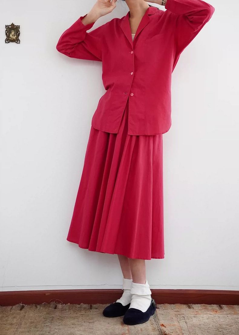 Kenzo KENZO Rose red dress set Size M / US 6-8 / IT 42-44 - 3 Thumbnail