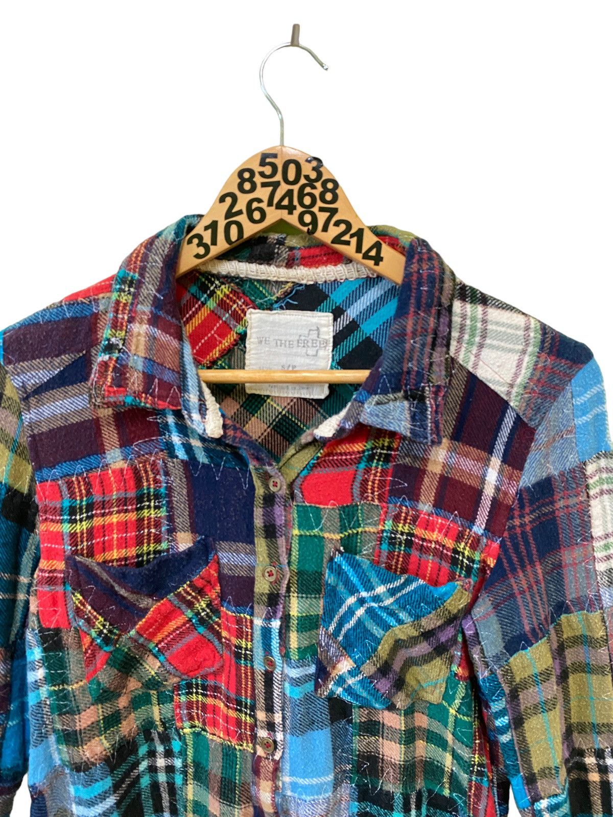 Designer × Japanese Brand × Vintage WE TGE FREE Patchworks Rebuild Flannel Size US XS / EU 42 / 0 - 8 Thumbnail