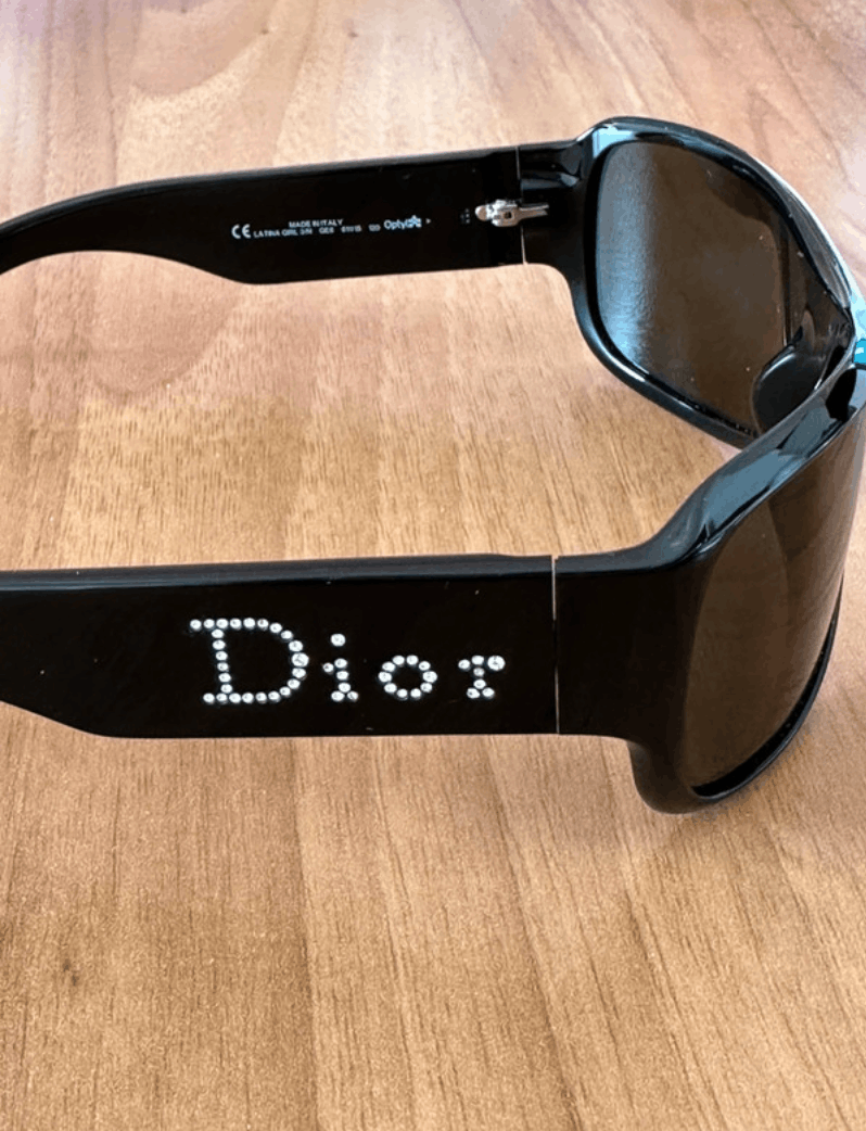 Dior Dior Sunglasses Latina Girl 3 Shield Mask Bike Pop Vintage Size ONE SIZE - 1 Thumbnail