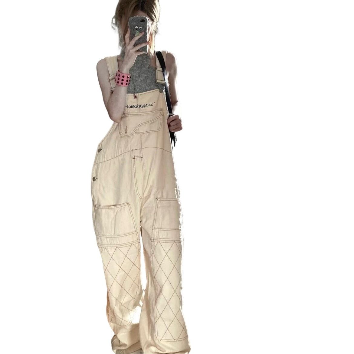 Dior Dior x Denim Tears Quilted Denim Overalls Size 32 Size US 32 / EU 48 - 1 Thumbnail