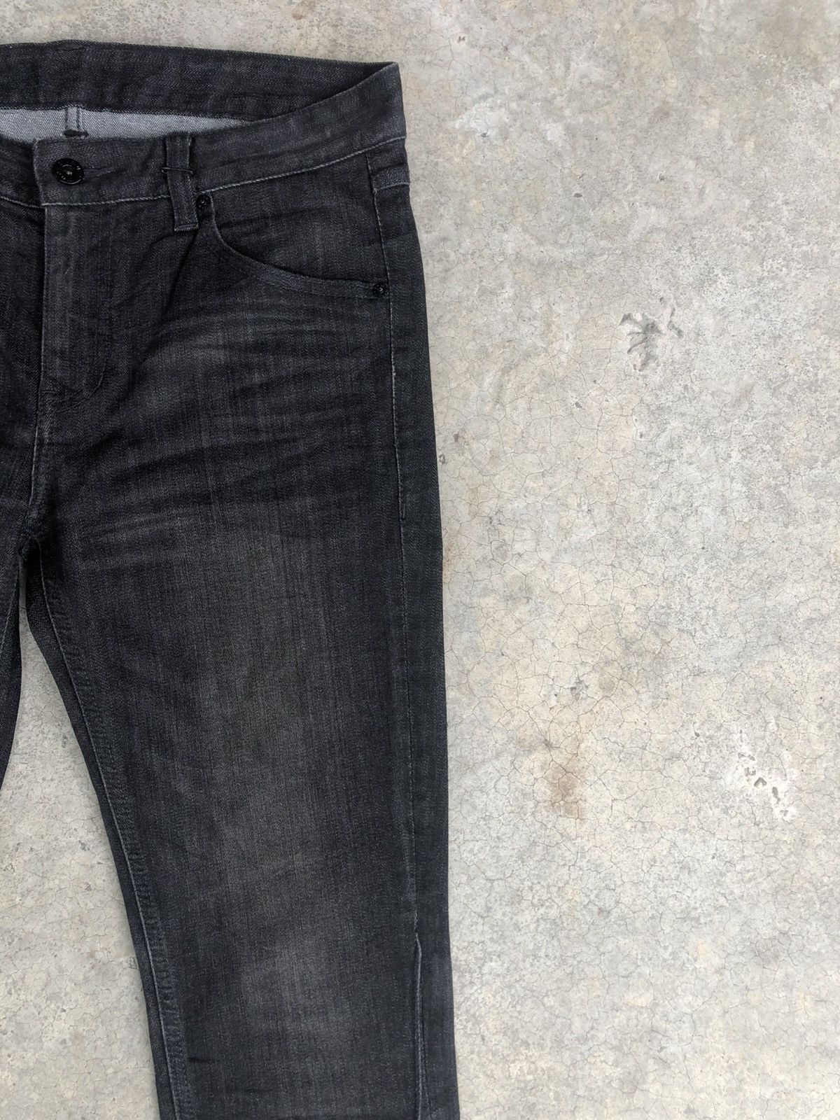 Wooyoungmi Wooyoungmi Leather Pocket Distressed Skinny Jeans Size US 32 / EU 48 - 5 Thumbnail