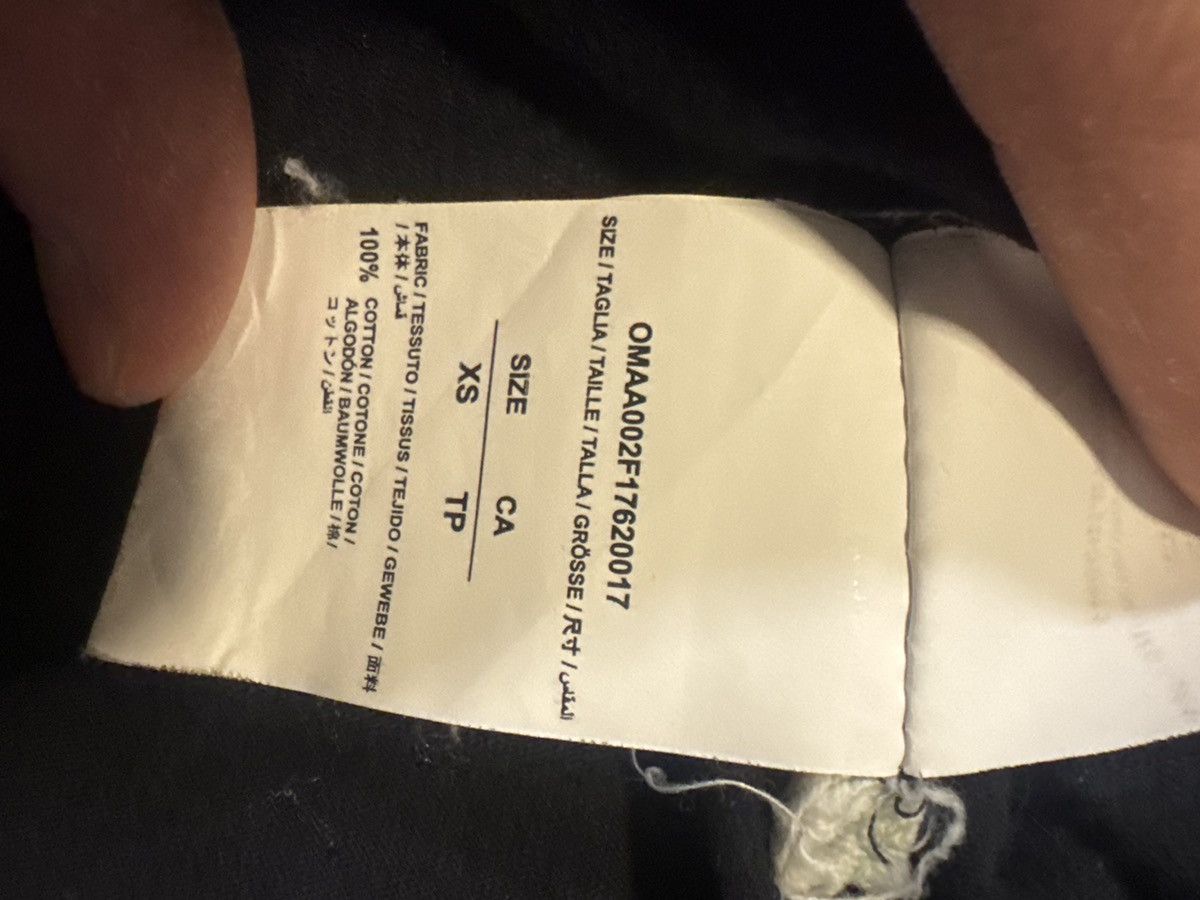 Off-White Off-White splatter Tee (Blue) Size US XS / EU 42 / 0 - 3 Thumbnail