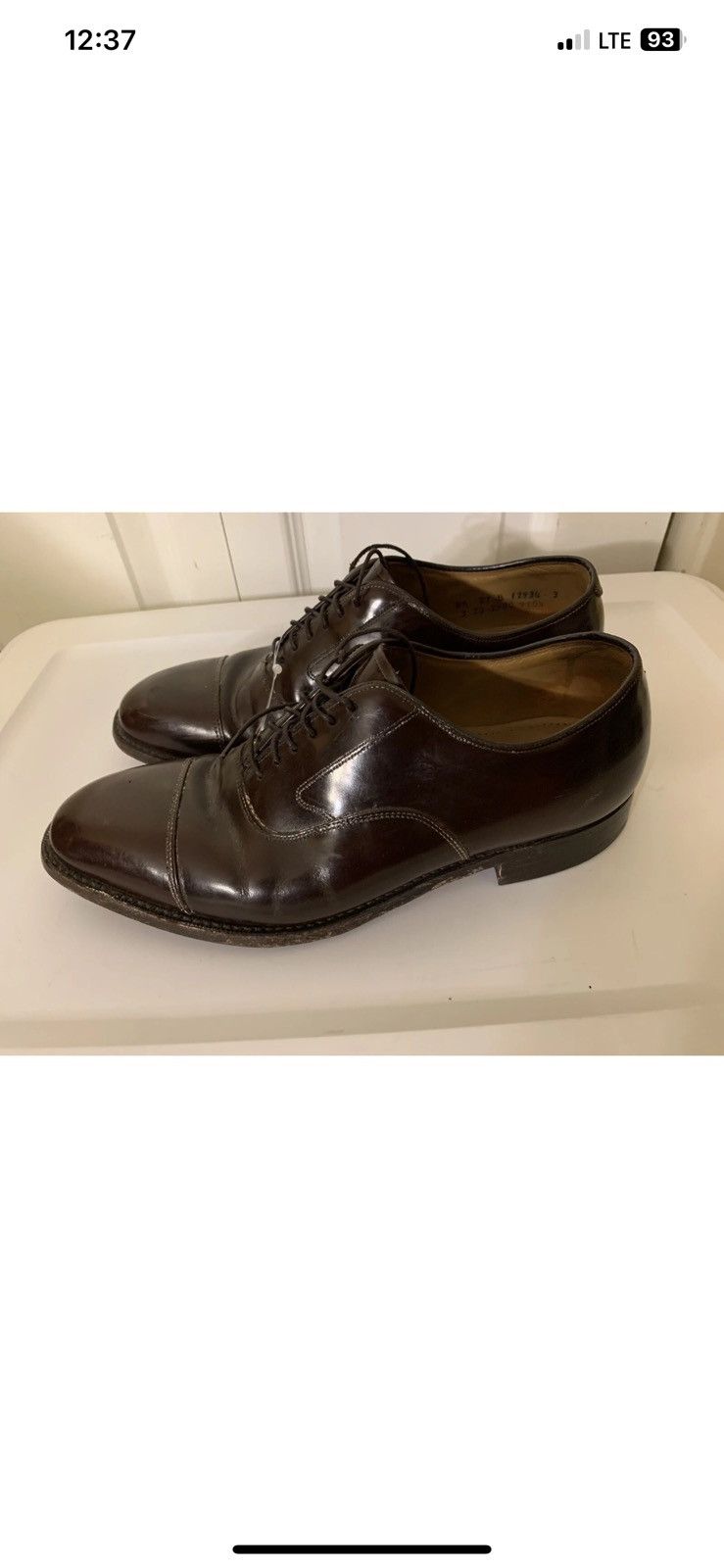 Johnston & Murphy Johnston & murphy mens sz 8.5D optima leather shoes oxfords Size US 8.5 / EU 41-42 - 6 Thumbnail