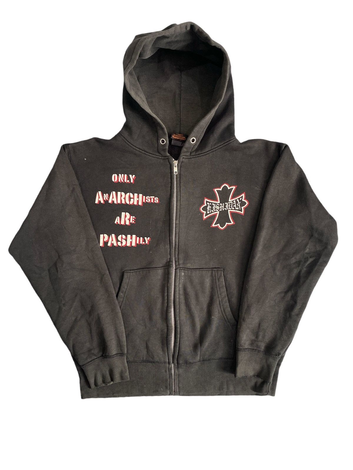 Anime × Japanese Brand × Vintage VINTAGE DISTRESS KISHIDENNE WRERUTOGOOD HOODIE Size US M / EU 48-50 / 2 - 1 Thumbnail