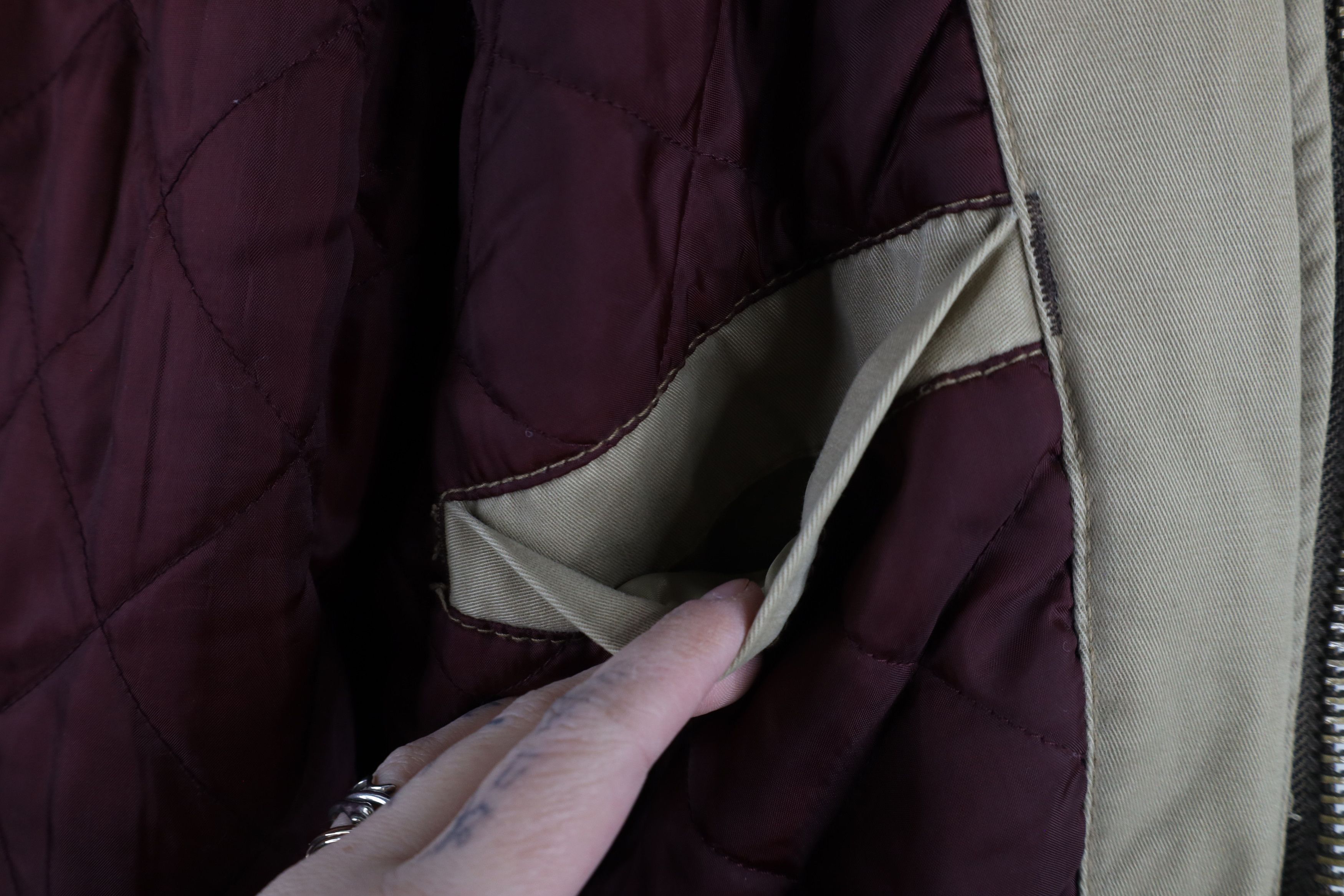 Aeropostale × Vintage Vintage 90s Y2K Aeropostale Quilted Military Field Jacket Size US M / EU 48-50 / 2 - 12 Thumbnail