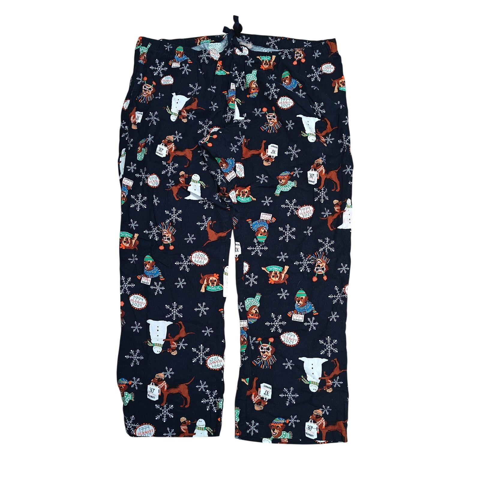 Old Navy Old Navy Flannel On Magic Mascot All Over Print Pajama Set2X Size ONE SIZE - 3 Thumbnail