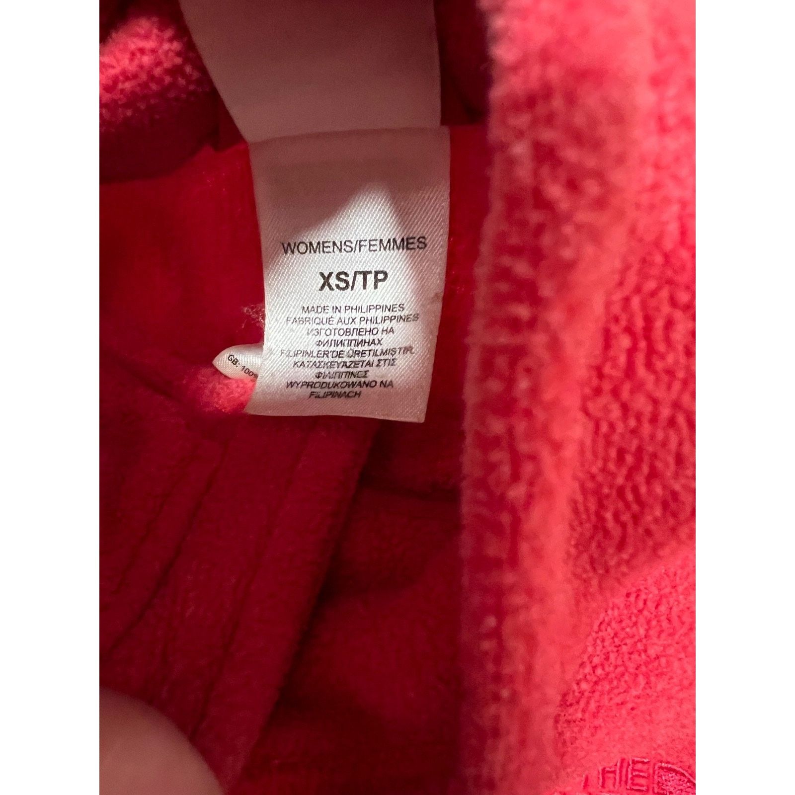 The North Face The North Face Womens 1/4 Zip Red Fleece Pullover XS A003122 Size XXL / US 16-18 / IT 52-54 - 4 Thumbnail