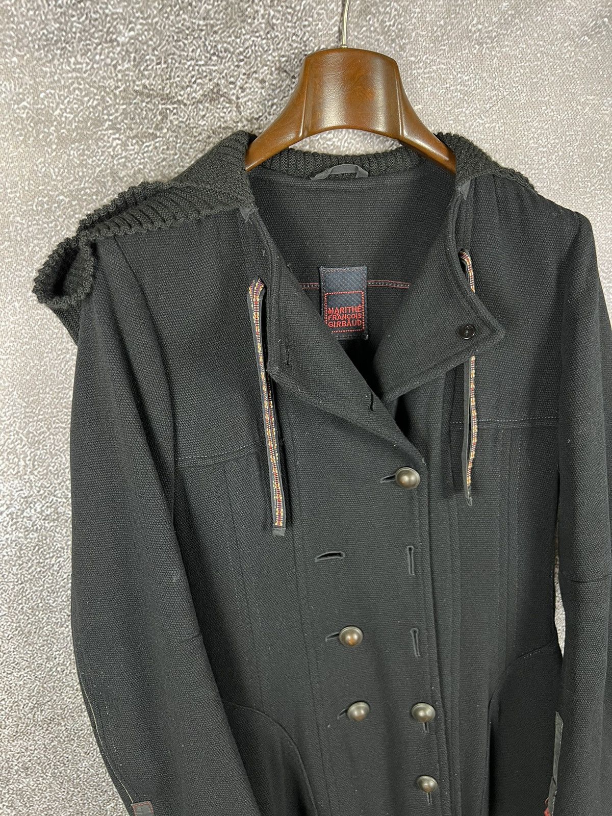 Marithe + Francois Girbaud Marithe + Francouis Girbaud wool avant-garde coat goth y2k Size M / US 6-8 / IT 42-44 - 8 Thumbnail