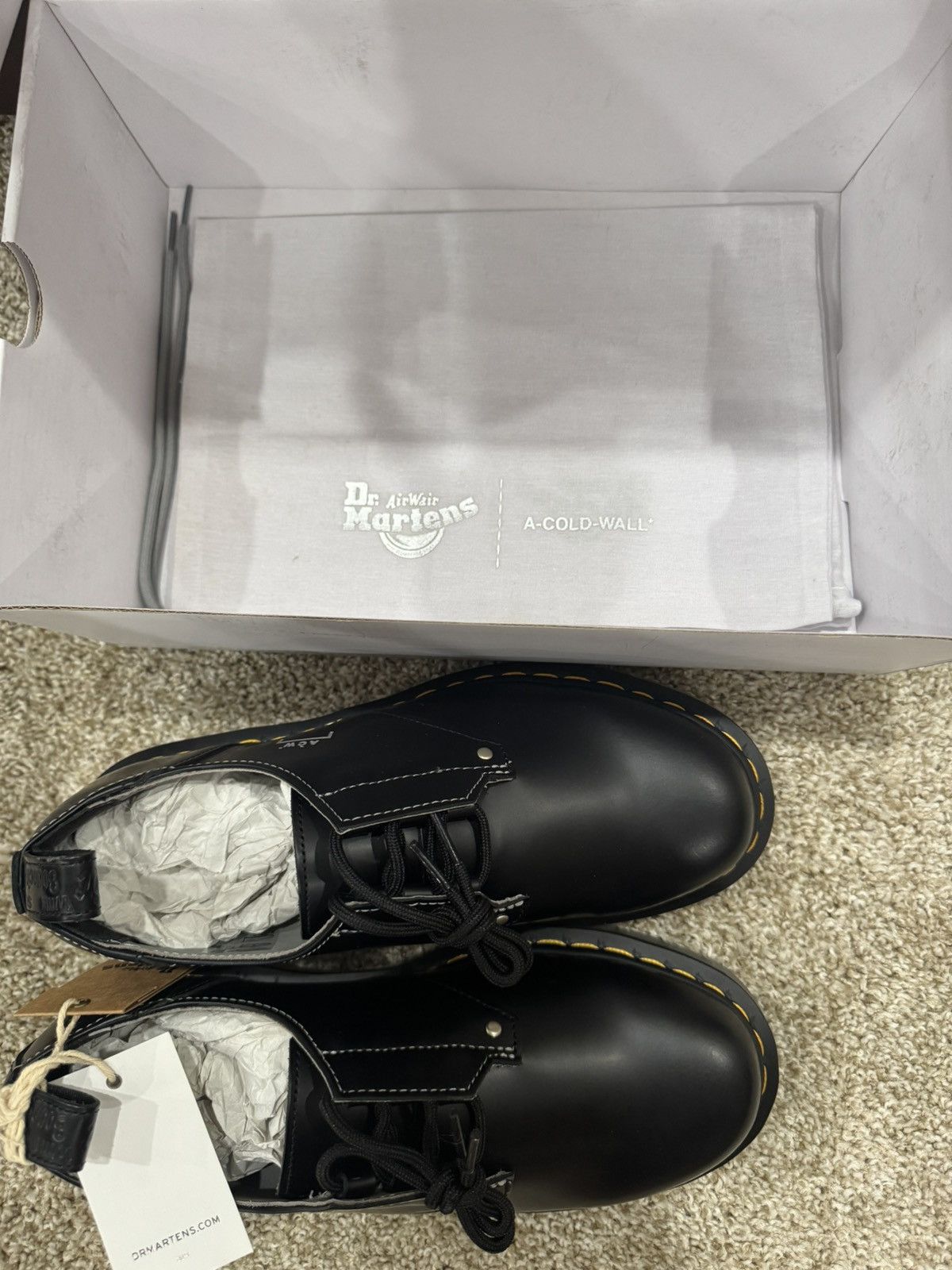 A-COLD-WALL* × Dr. Martens 1461 ACW x DM Iced Soles Size US 8 / EU 41 - 11 Thumbnail