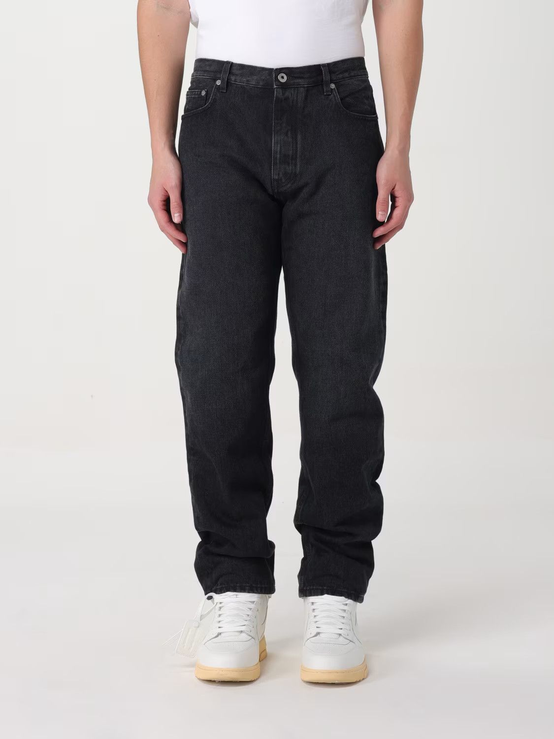 Off-White o1y0225 Denim Pant in Black Size US 29 - 1 Thumbnail