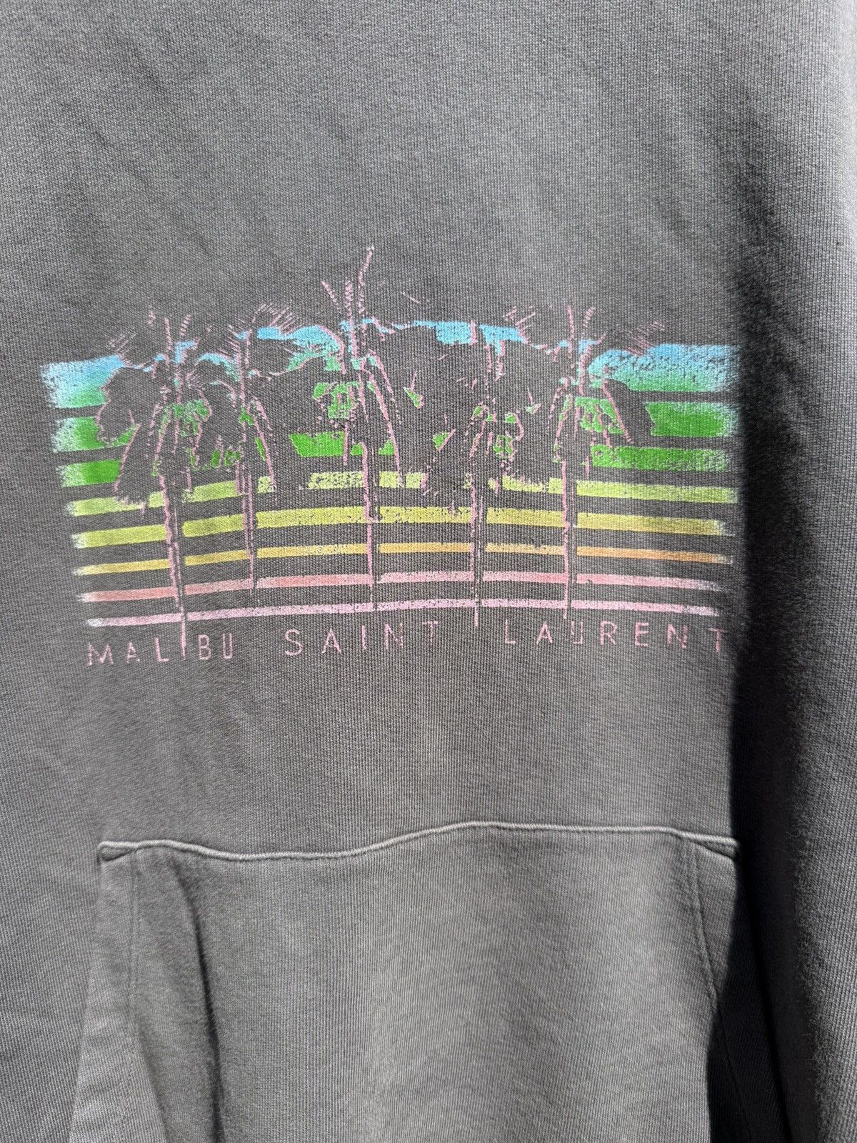 Saint Laurent Paris Saint Laurent Paris Malibu Palm Tress Hoodie Size US L / EU 52-54 / 3 - 2 Thumbnail