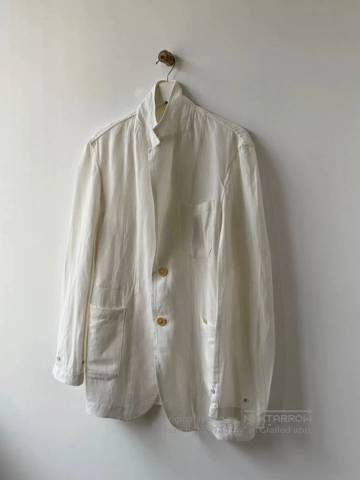 Y's Yohji Yamamoto Y's Linen Summer Jacket. Size US M / EU 48-50 / 2 - 3 Thumbnail