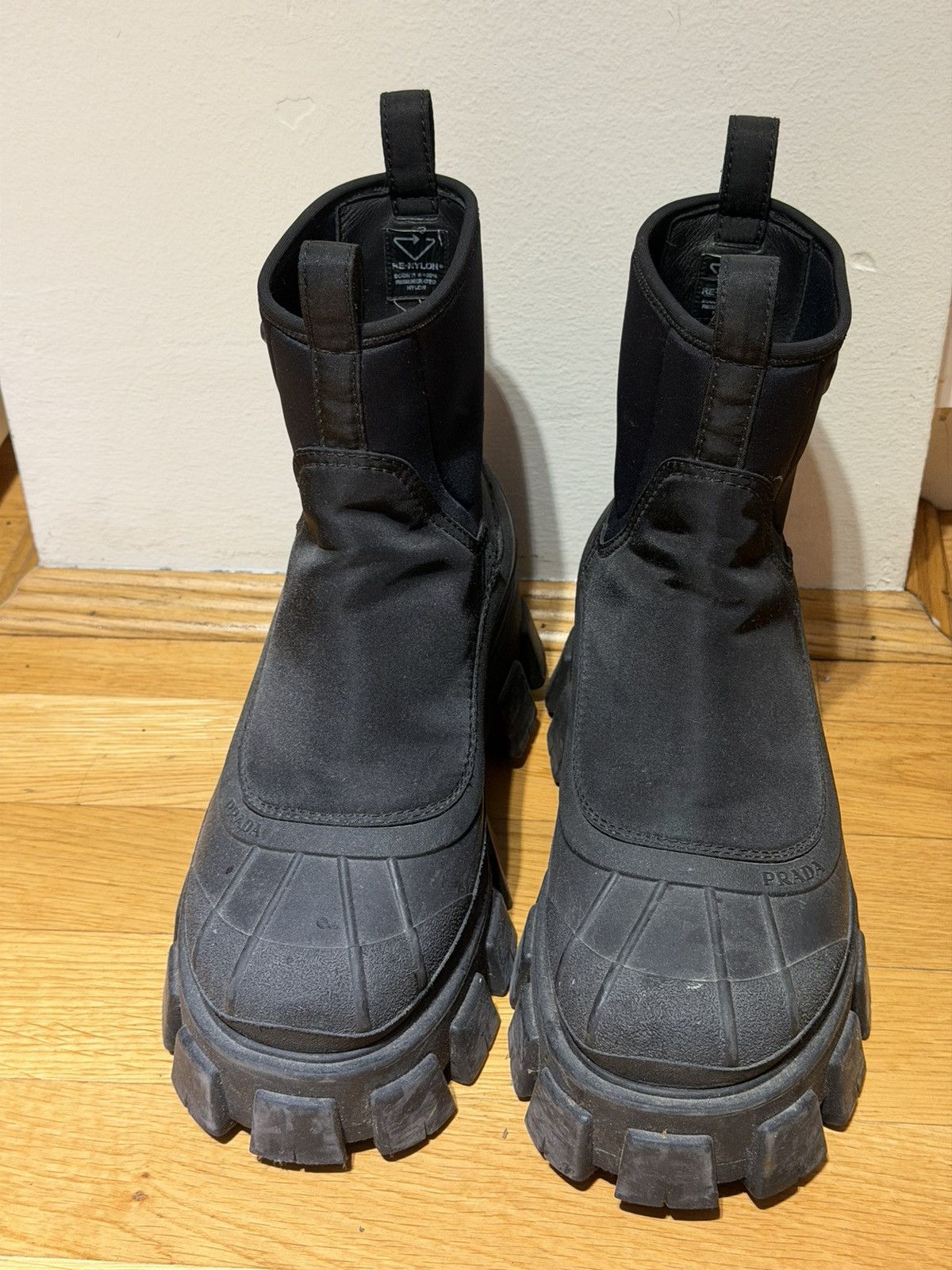 Prada Prada Nylon Monolith Boot Size US 6.5 / EU 39-40 - 3 Thumbnail