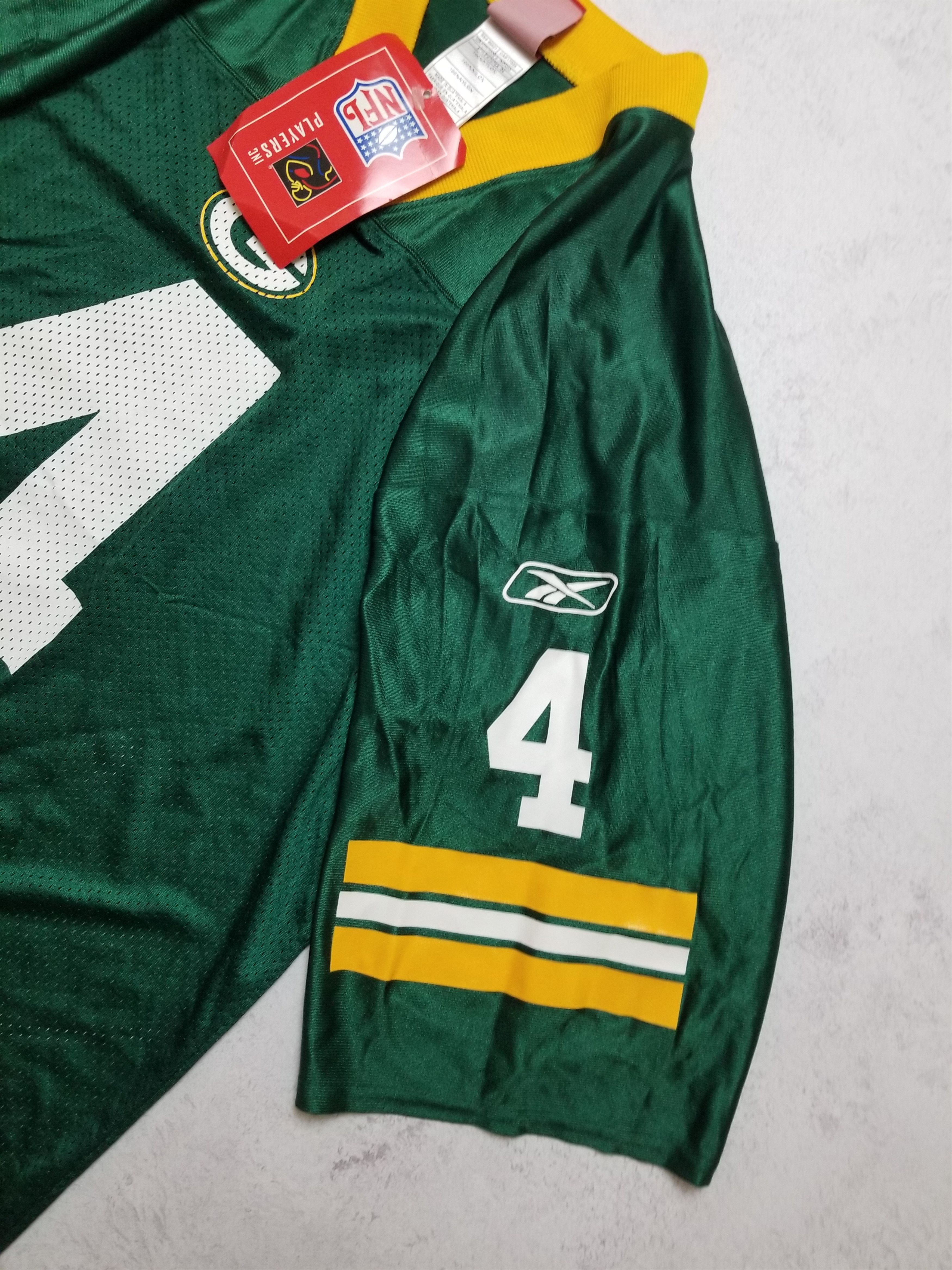 Reebok New Vintage Green Bay Packers Favre #4 Reebok NFL Jerse Size US M / EU 48-50 / 2 - 9 Thumbnail