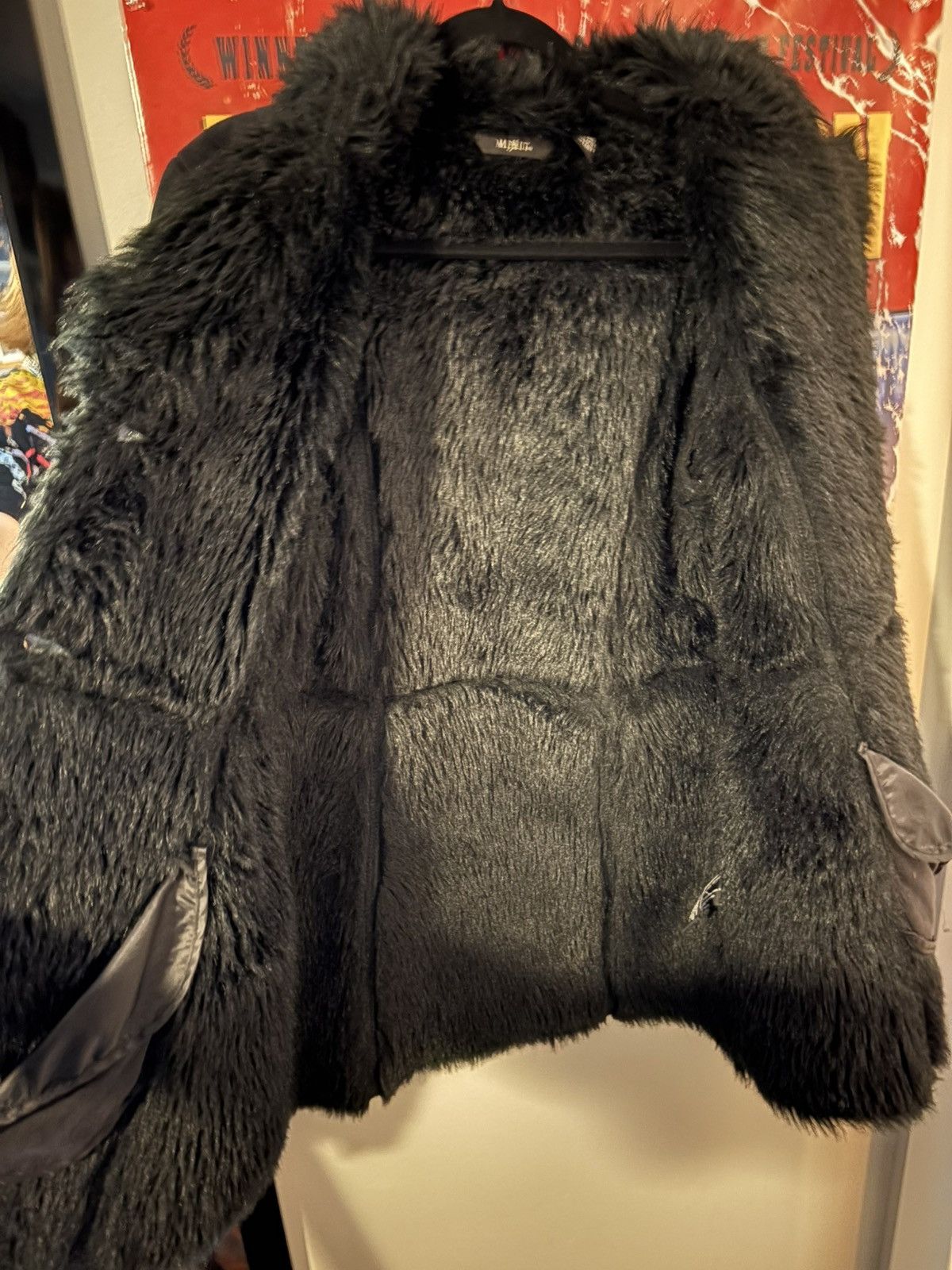 JCPenney MIXIT black fur coat Size M / US 6-8 / IT 42-44 - 4 Thumbnail