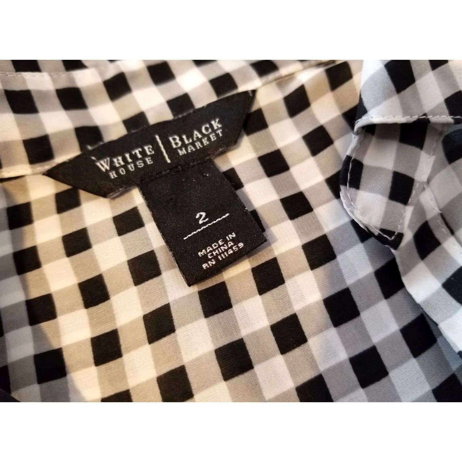 White House Black Market White House Black Market Shirt Womens 2 Dress Button Blouse Size XS / US 0-2 / IT 36-38 - 4 Thumbnail