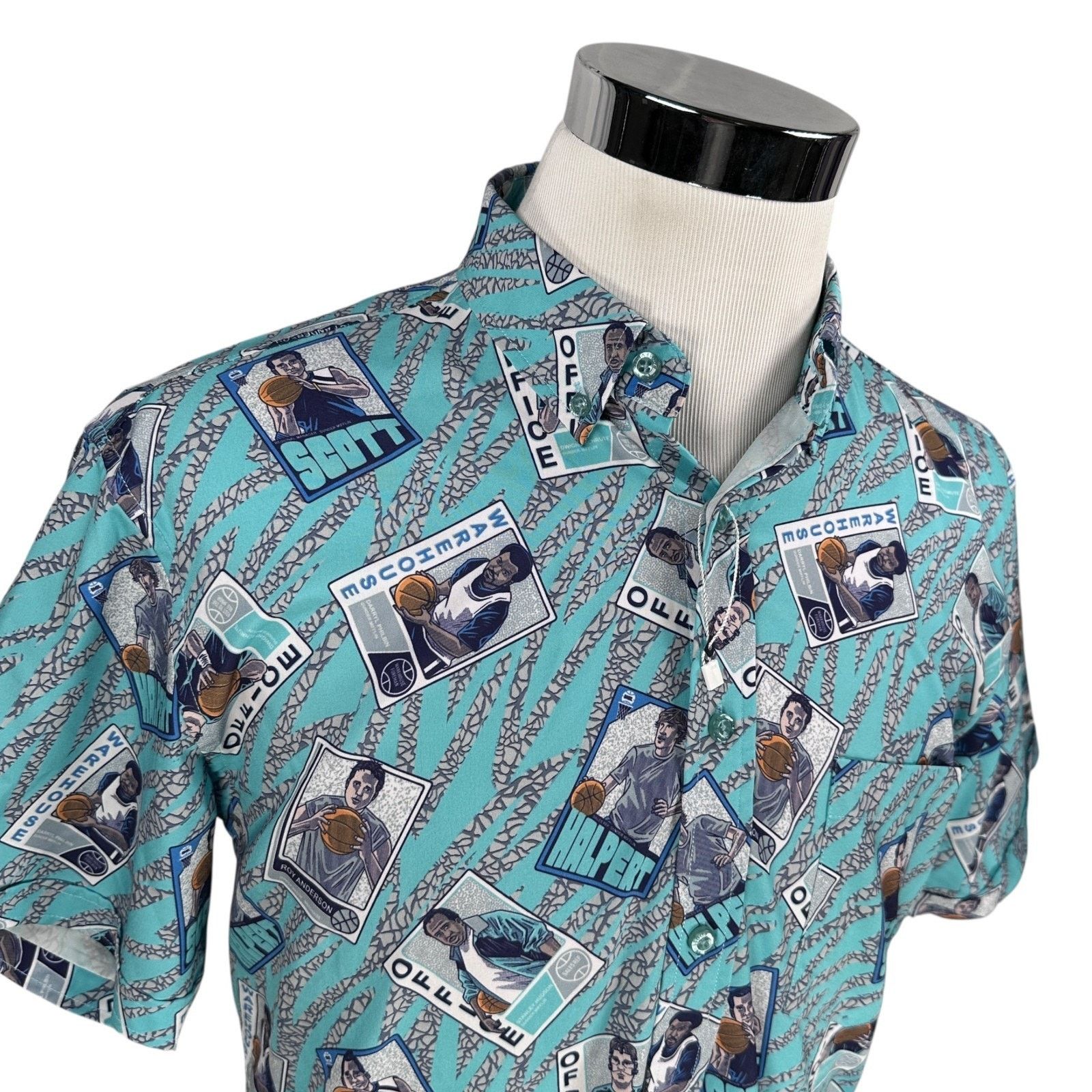 Other RSVLTS x The Office Series 5 Basketball Shirt Mens M Blue Size US M / EU 48-50 / 2 - 2 Thumbnail
