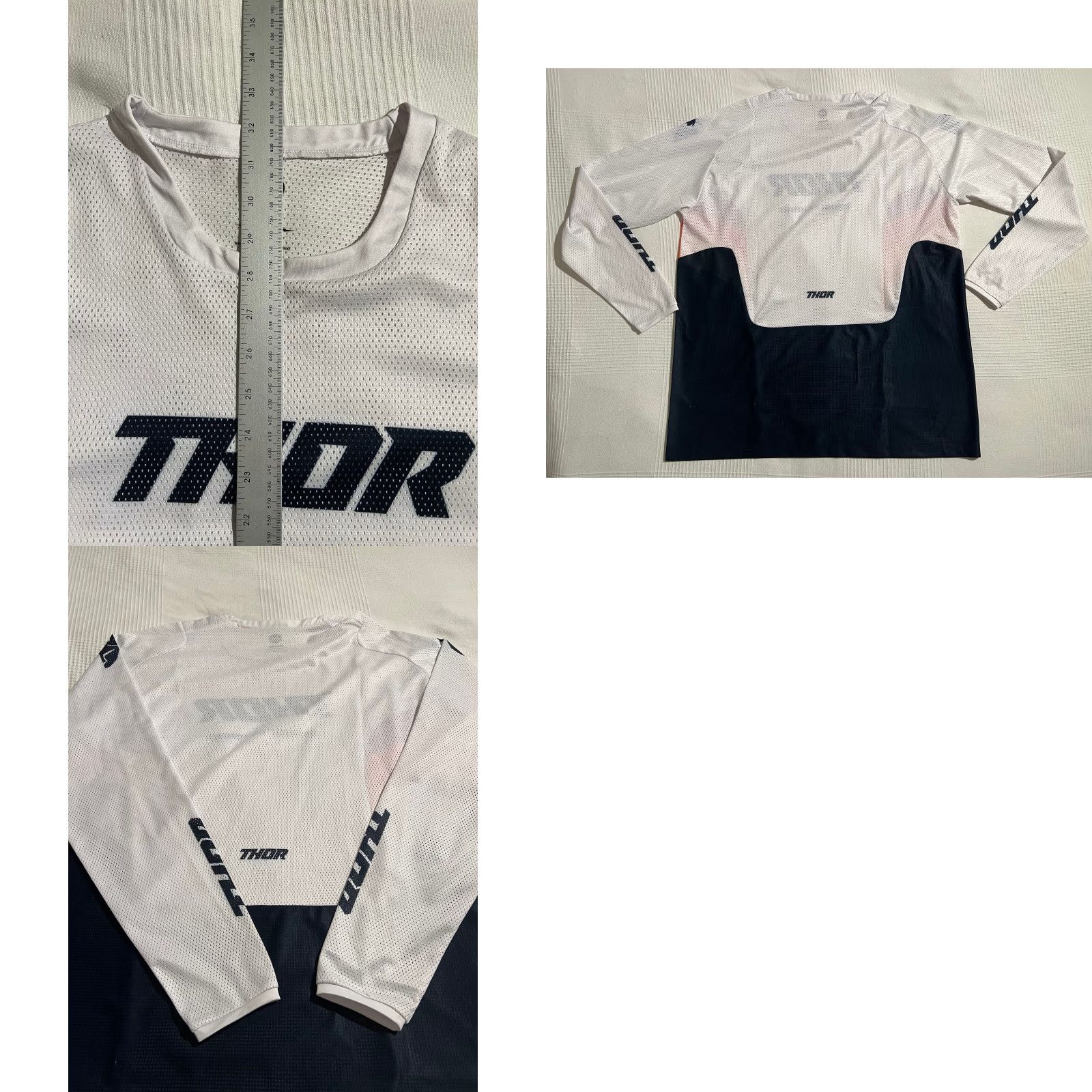 Vintage **VINTAGE THOR WHITE 2XL MOTOCROSS T-SHIRT** User: Vintage THOR WHITE 2XL MOTOCROSS T-SHIRT Size US XXL / EU 58 / 5 - 8 Thumbnail