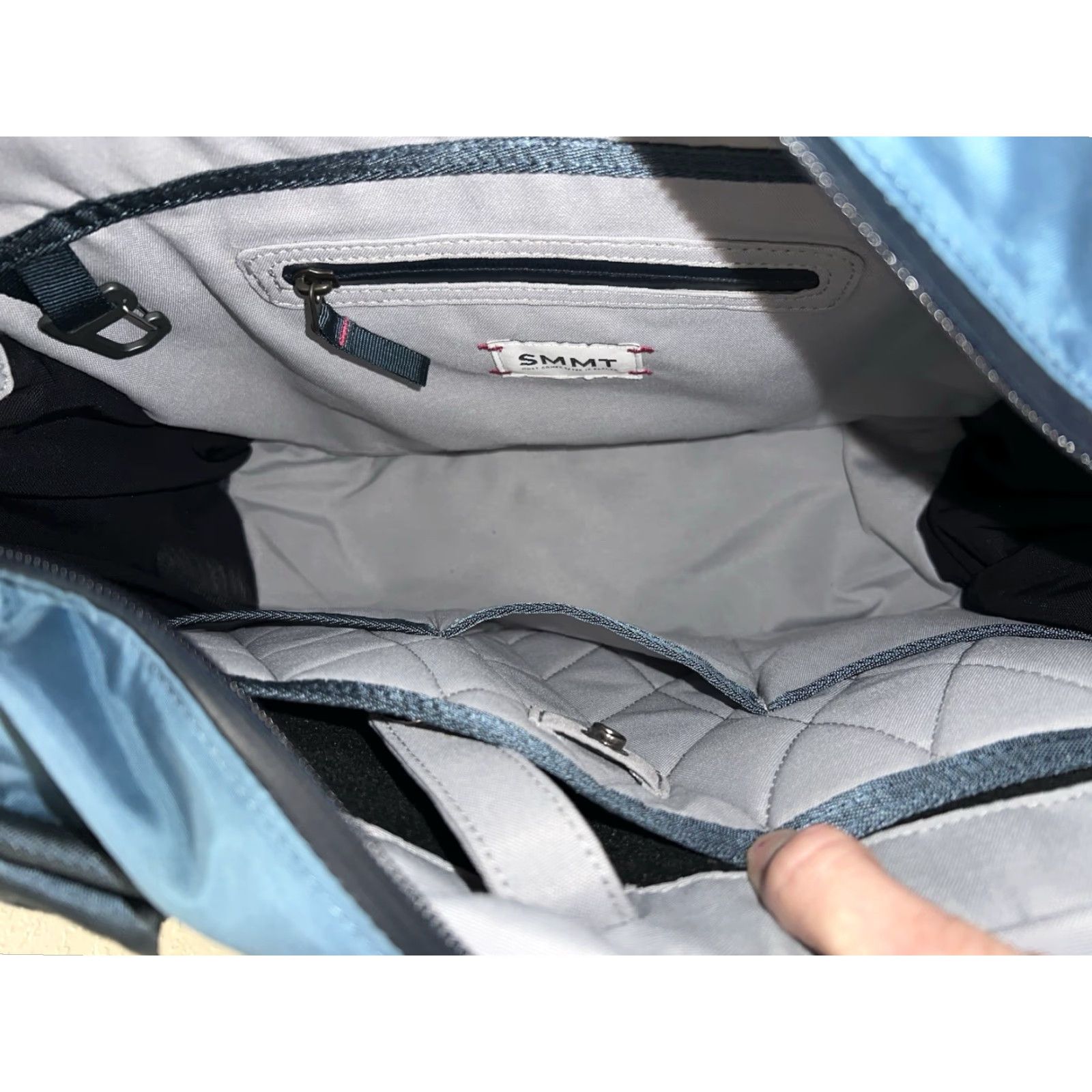 Vintage SMMT Powderloft Tote Bag 20L Insulated NWT Blue Unisex Adults Tote 11.75t x 17w x 5.75d Zip NWT 98 Size ONE SIZE - 7 Thumbnail
